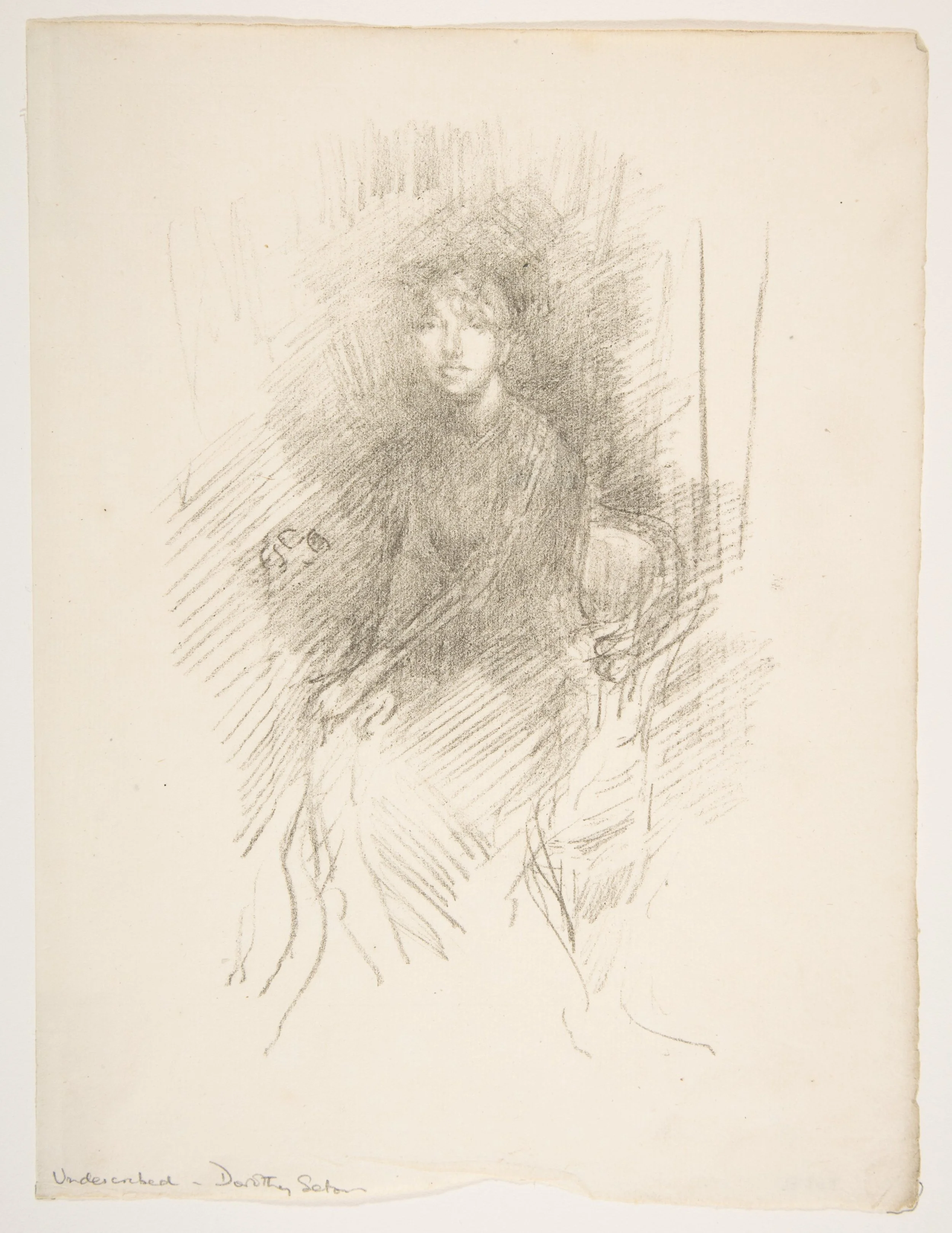 Portrait of a Young Woman by James McNeill Whistler, paired with an article about music therapy for women living with depression, emotion regulation, daily functioning, and quality of life.