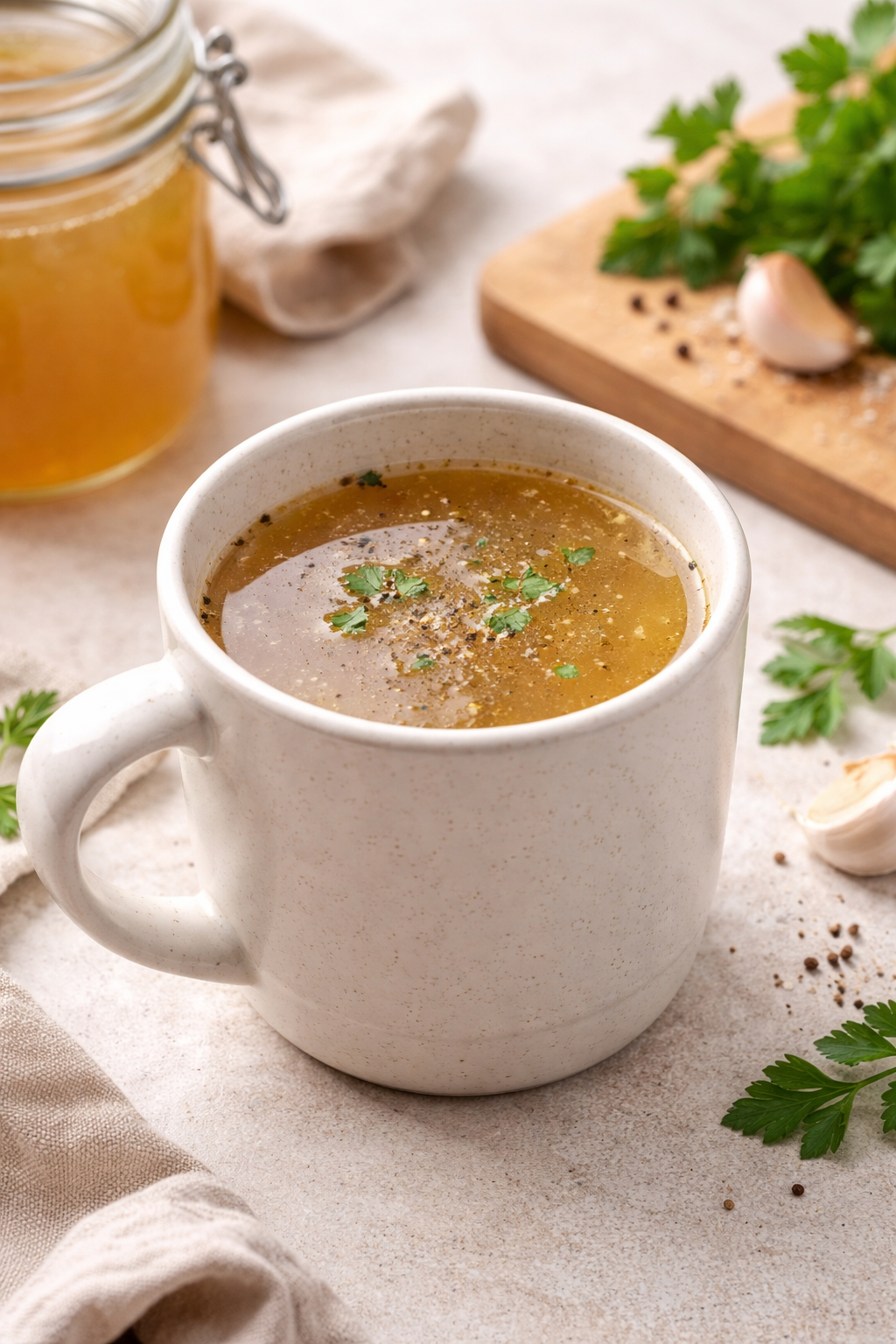 Gut-Healing Chicken Bone Broth (Slow Cooker Recipe)