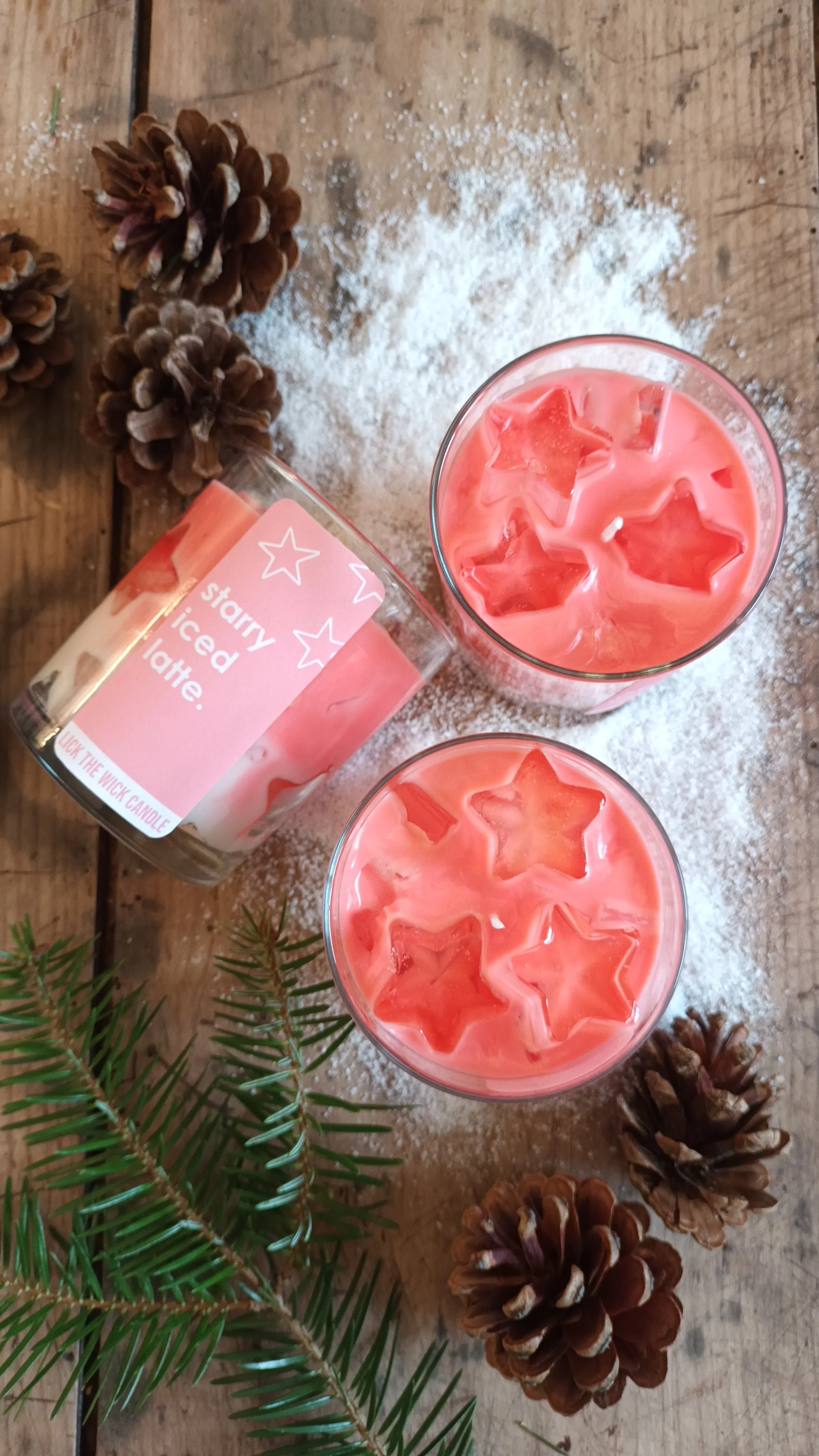 Starry iced latte - Božični piškotek