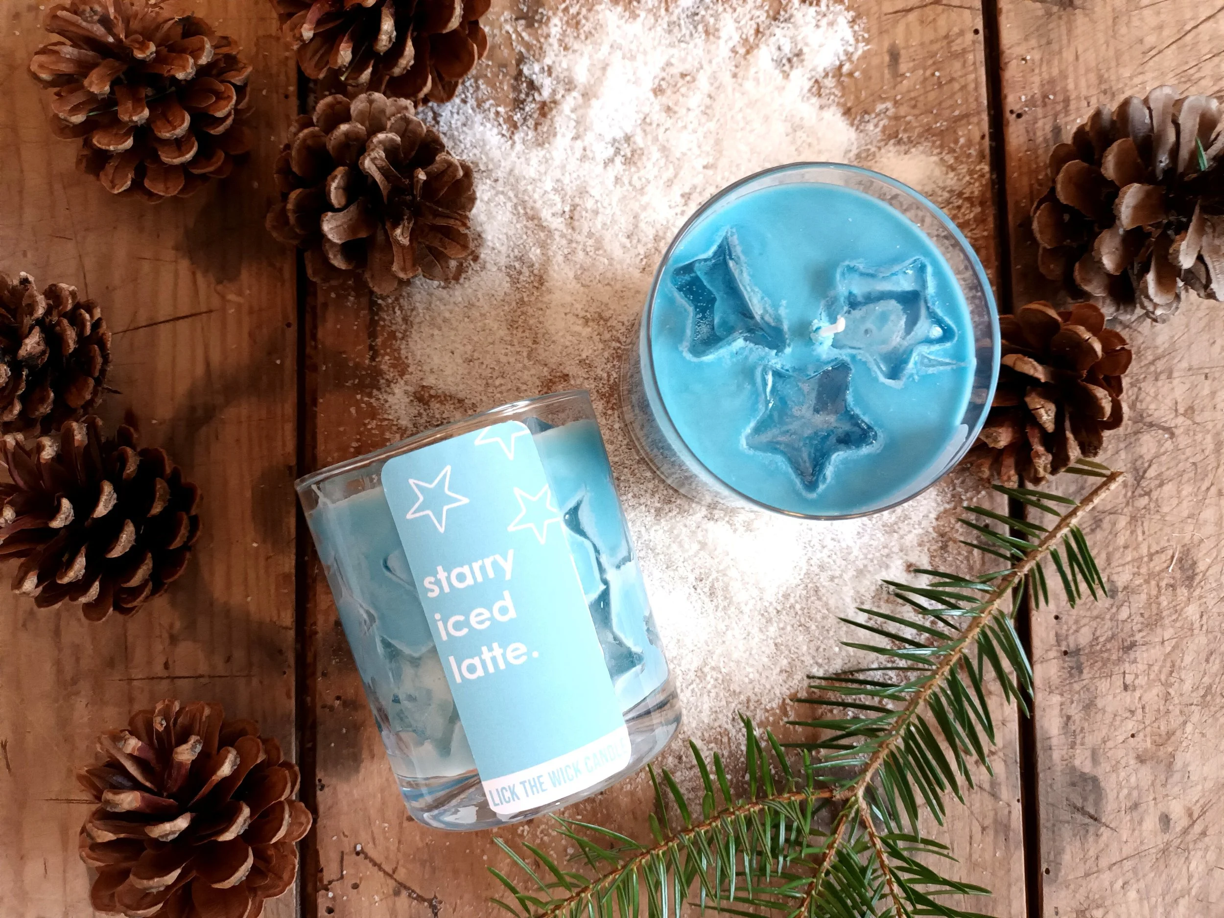 Starry iced latte - jabolčna pravljica