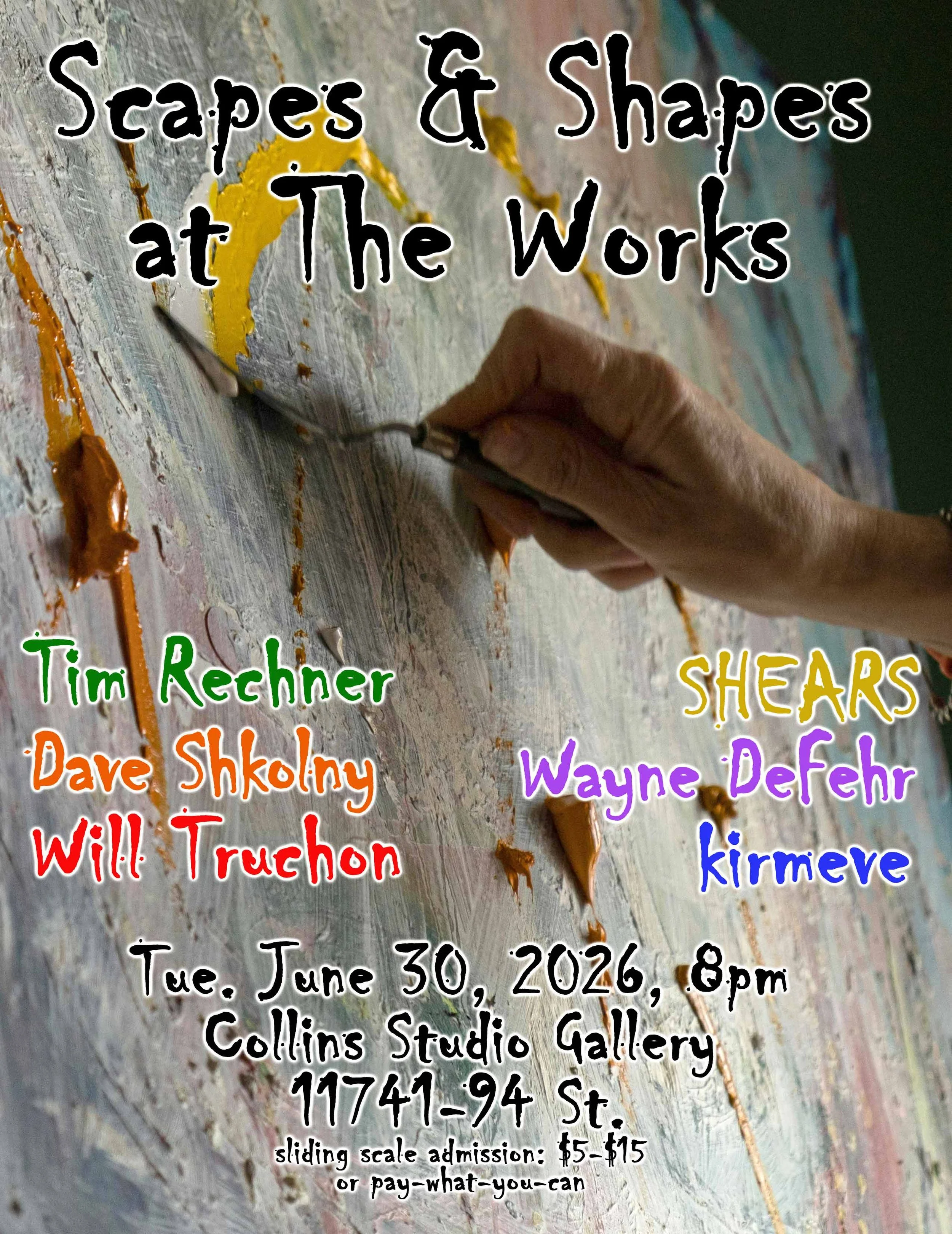 Collins Studio Gallery - Scapes and Shapes at the Works