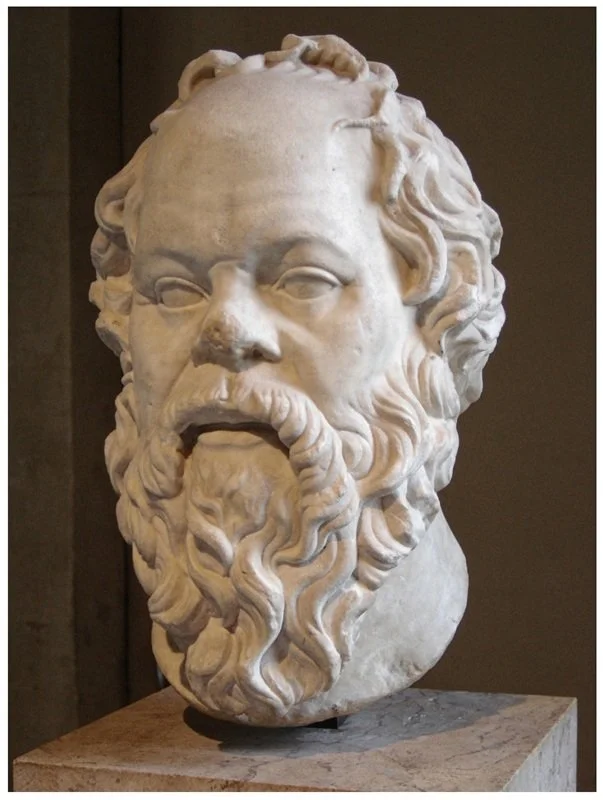 Bust of Socrates, Louvre, photo credit: Eric Gaba – Wikimedia Commons user: Sting