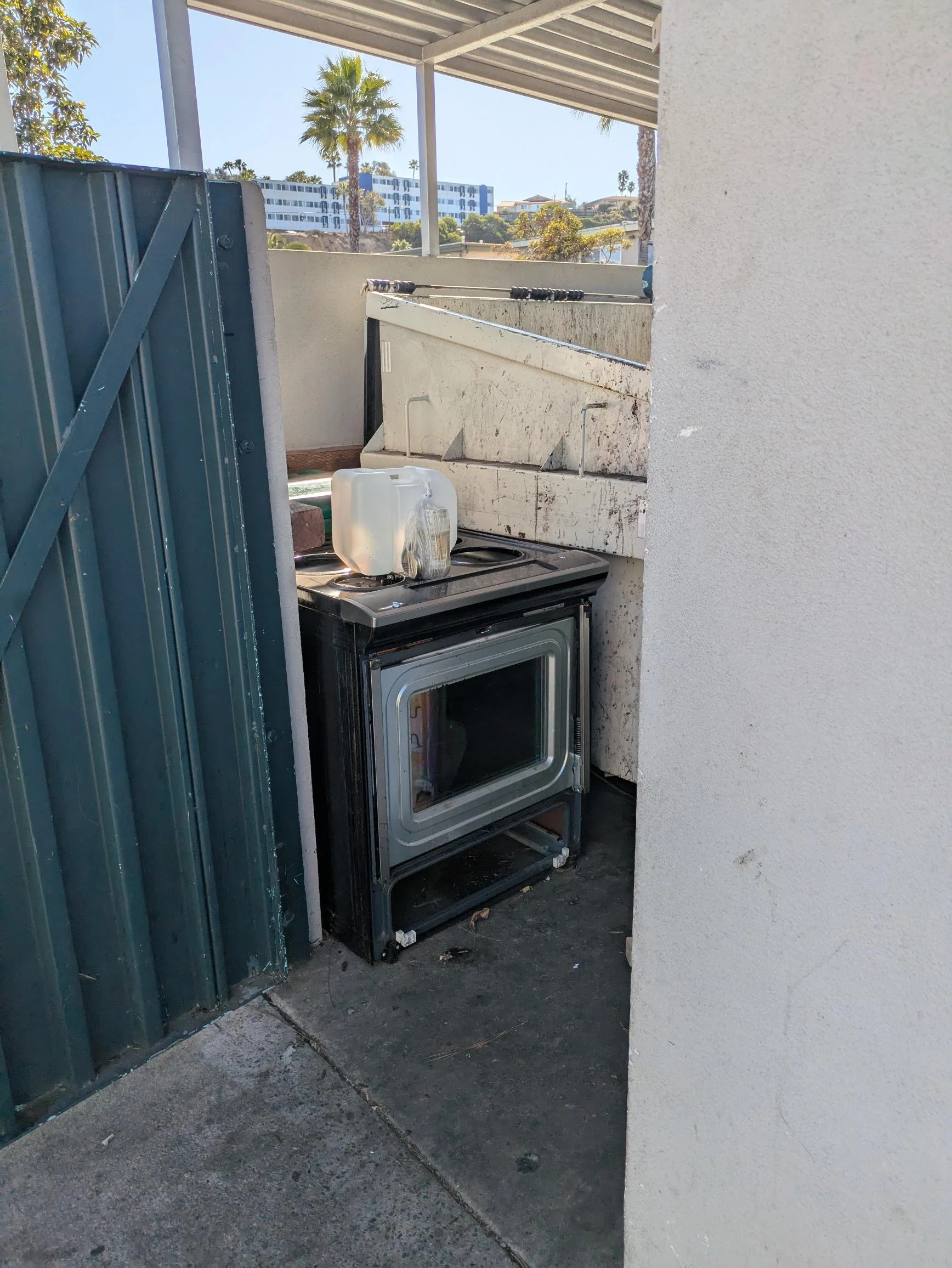 Dangerous Conditions near Dumpster, Illegal Dumping, 2/5/25