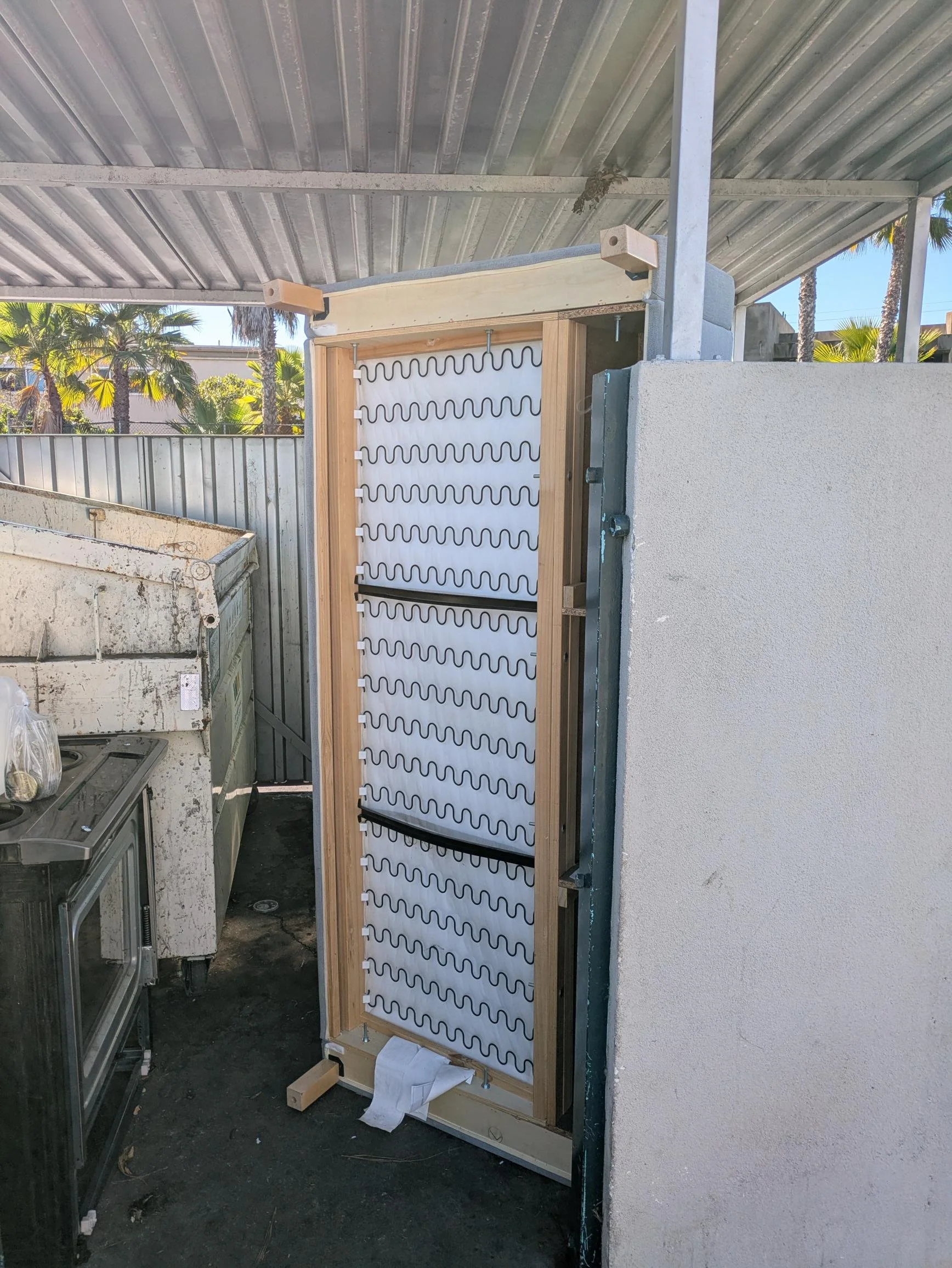 Dangerous Conditions near Dumpster, Illegal Dumping, 2/5/25