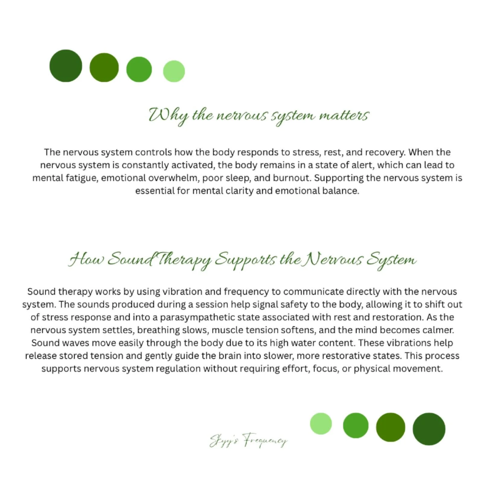 Sound therapy works with the nervous system to slow the stress response and support mental clarity, relaxation, and balance. It&rsquo;s an intentional pause for the body and mind in a fast paced world.💫 

#sound #mentalhealth #soundmindsoundbody #de