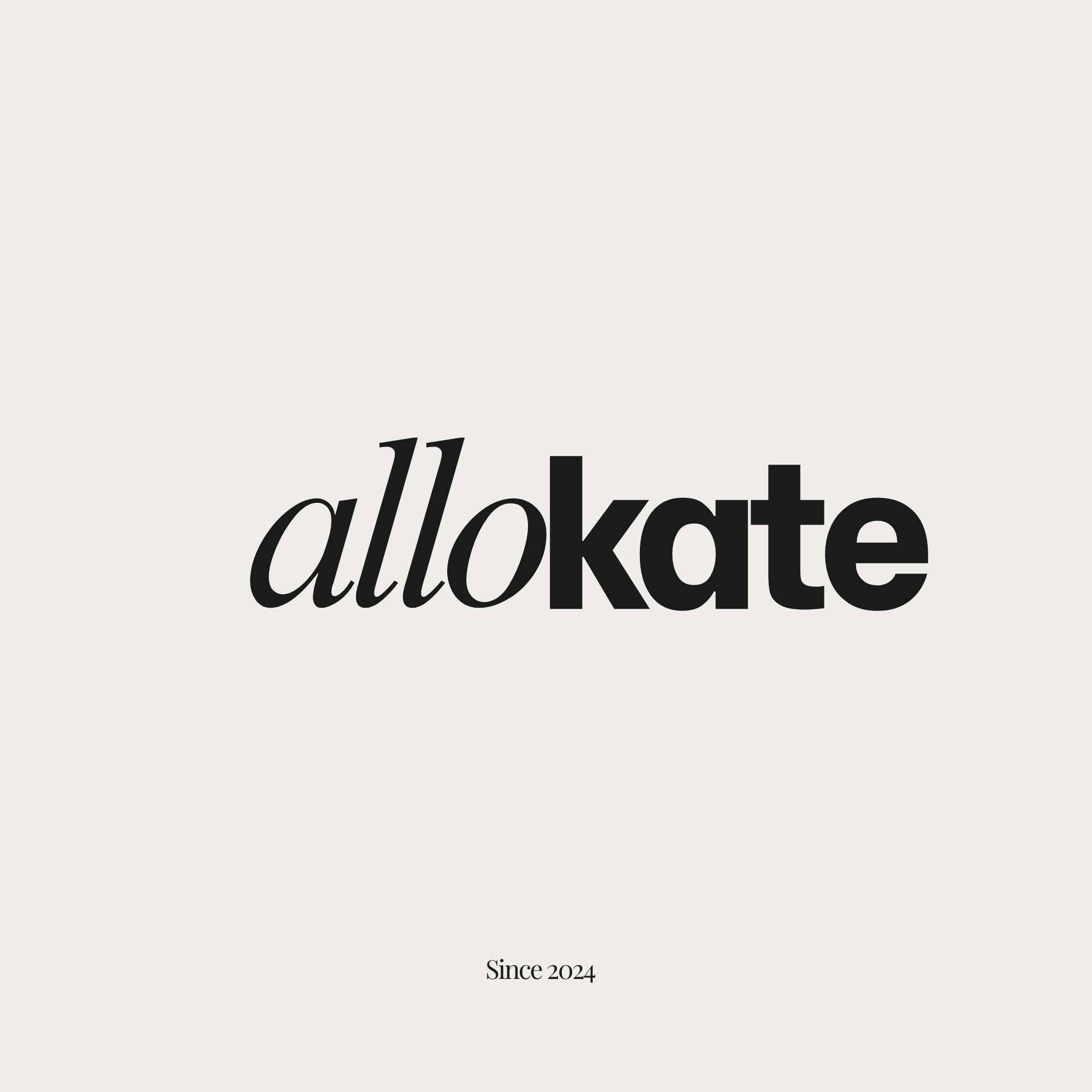 Allokate is a work-in-progress (Branding)