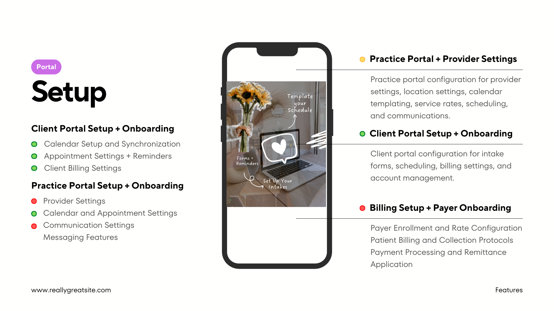 Portal onboarding design