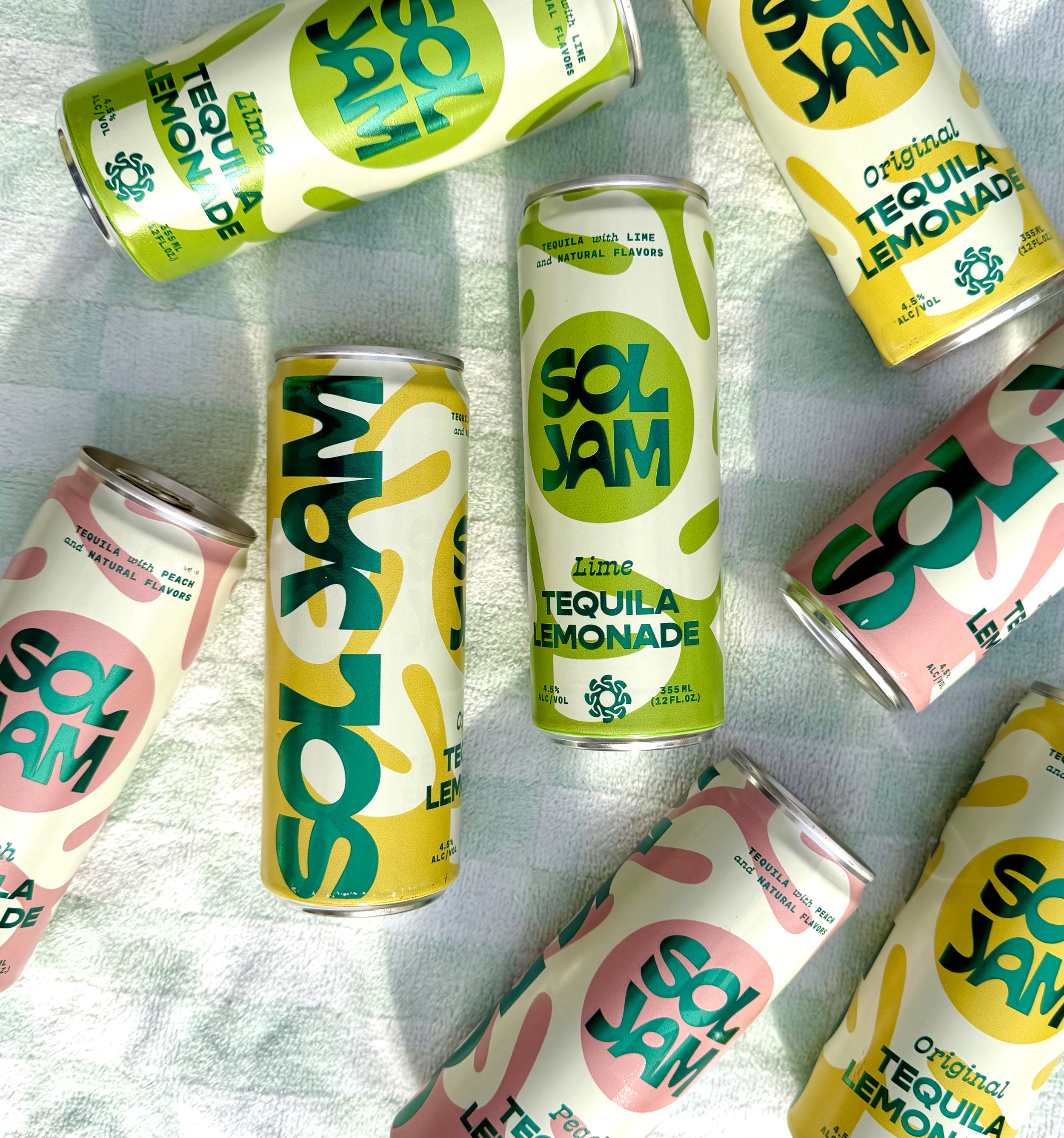sleek Sol Jam beverage cans