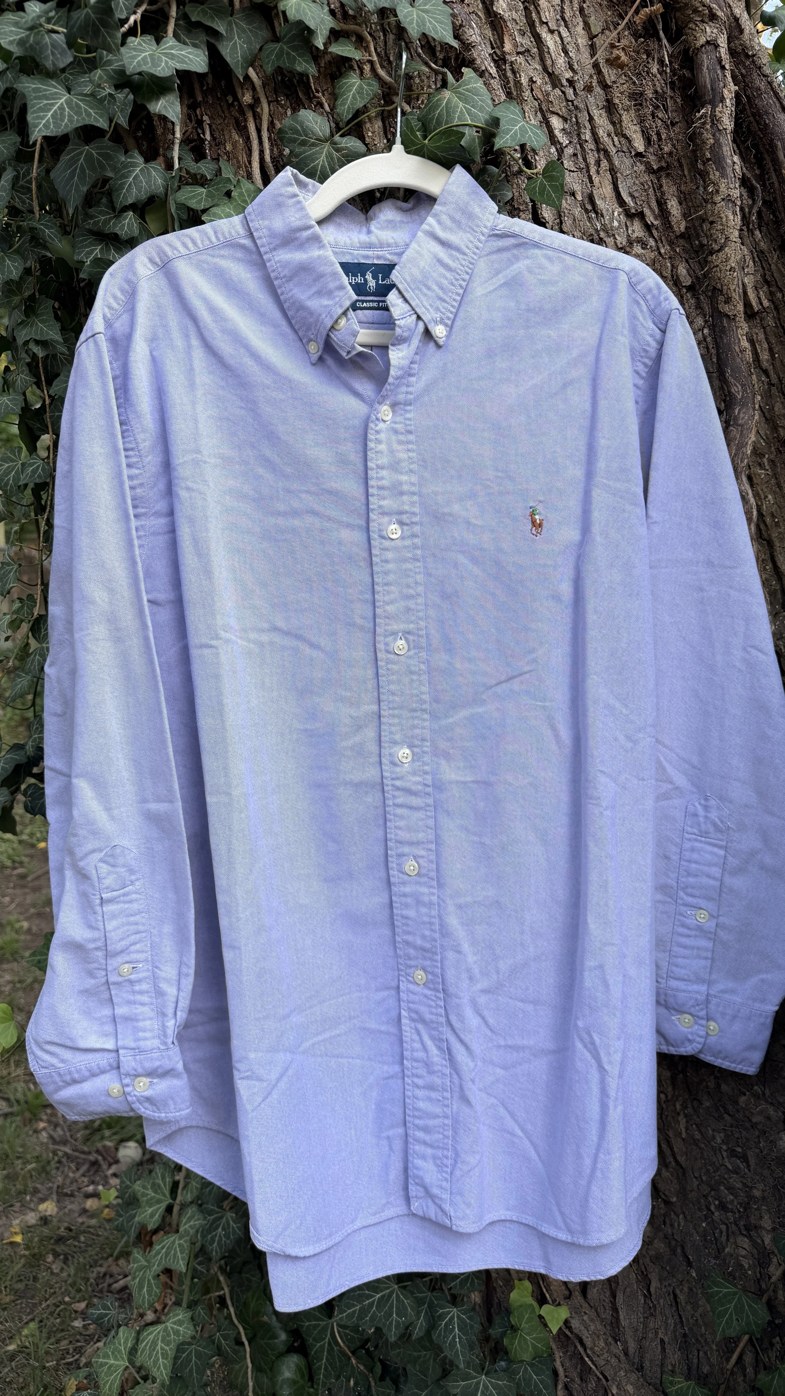 Vintage Ralph Lauren Periwinkle Oxford Button-Down (Classic Fit)
