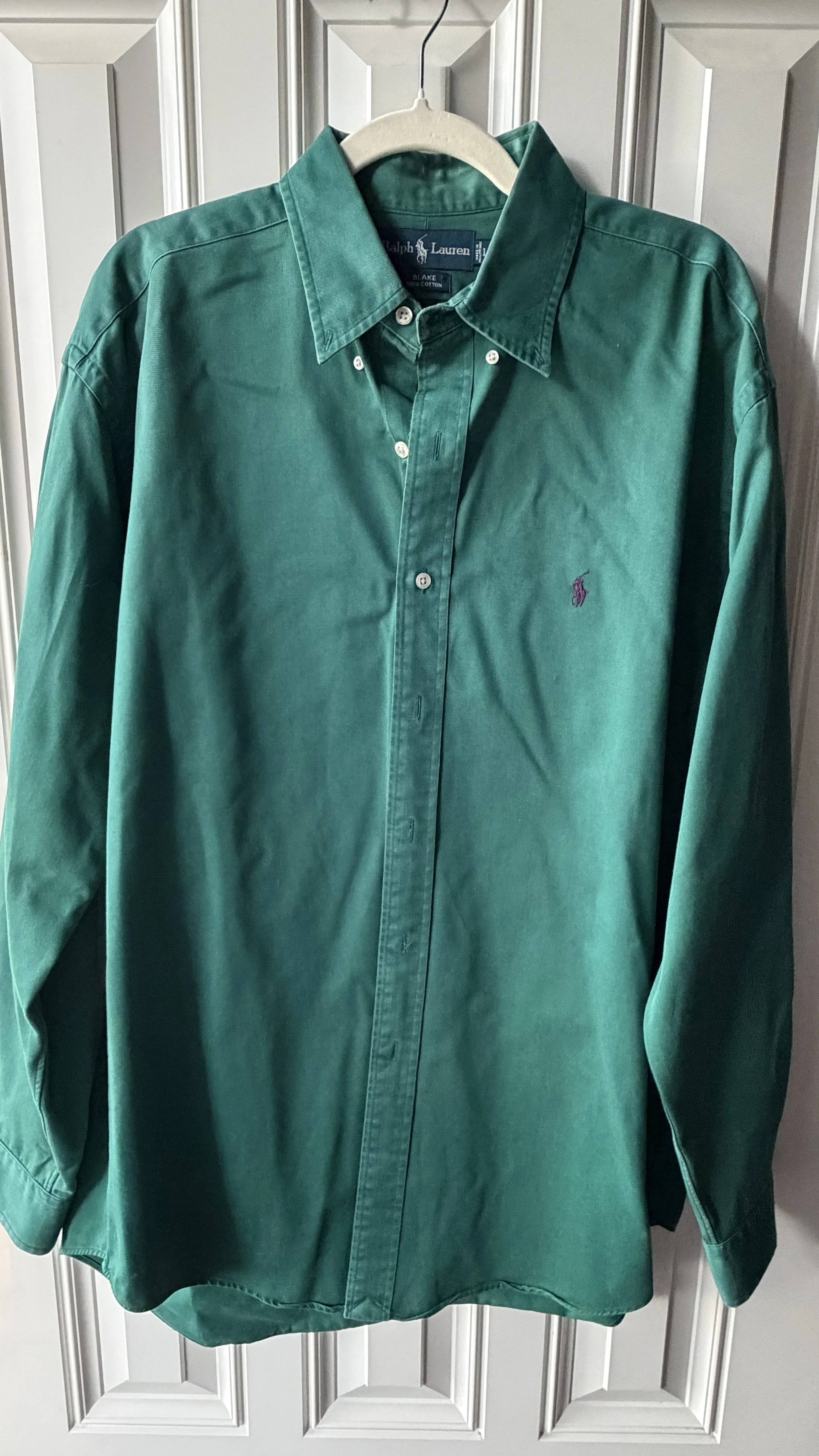 Ralph Lauren Emerald Green Button-Down