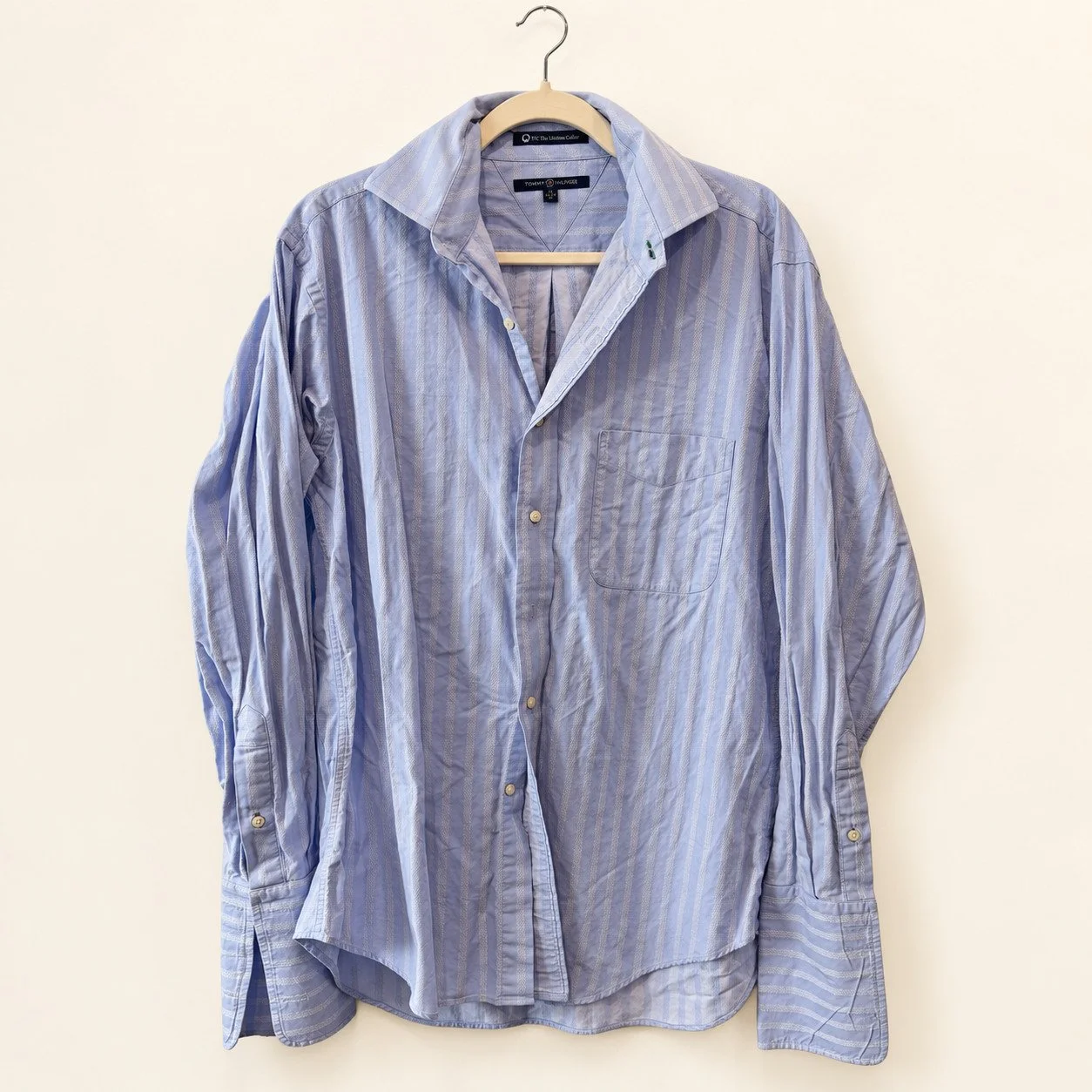 Tommy Hilfiger Periwinkle Dobby Stripe Button-Down (Lifetime Collar)