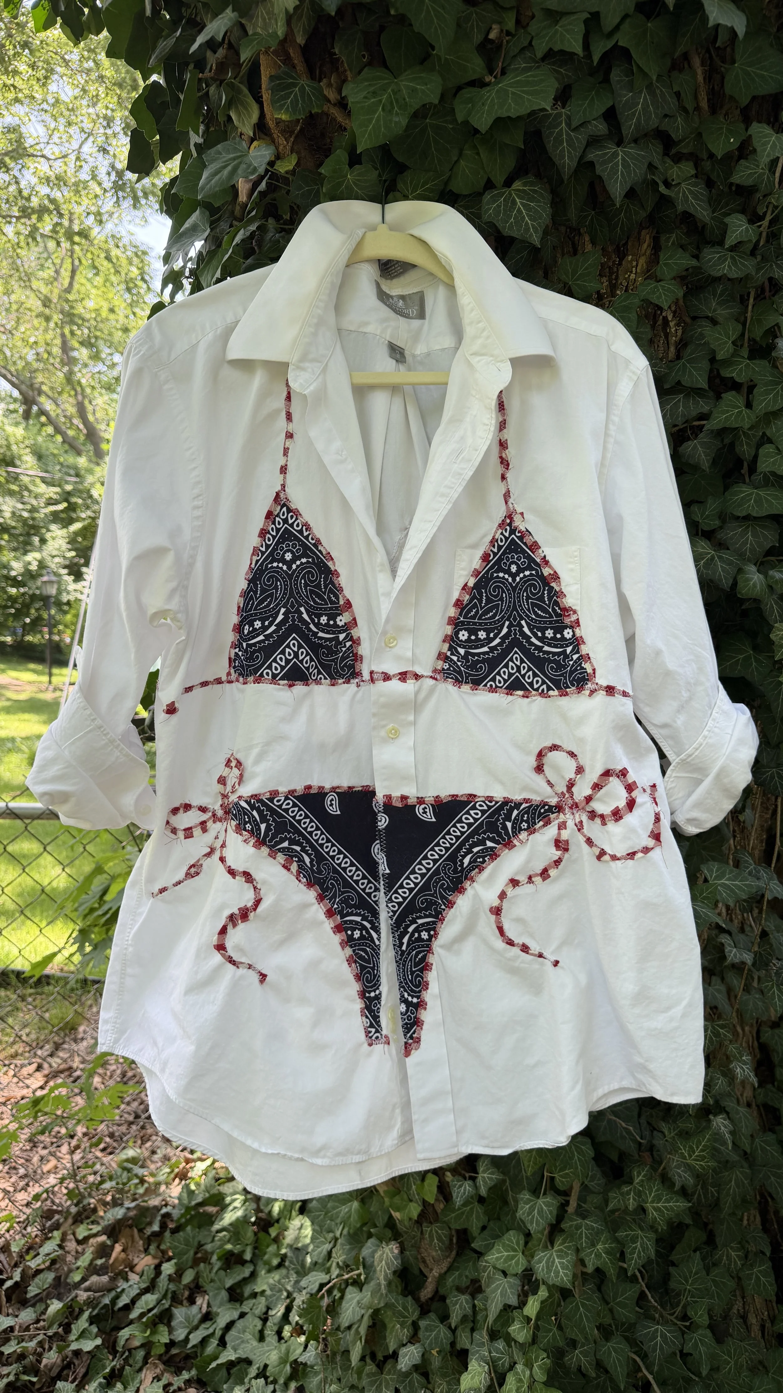 Disco Bikini Button Down // Liberty White
