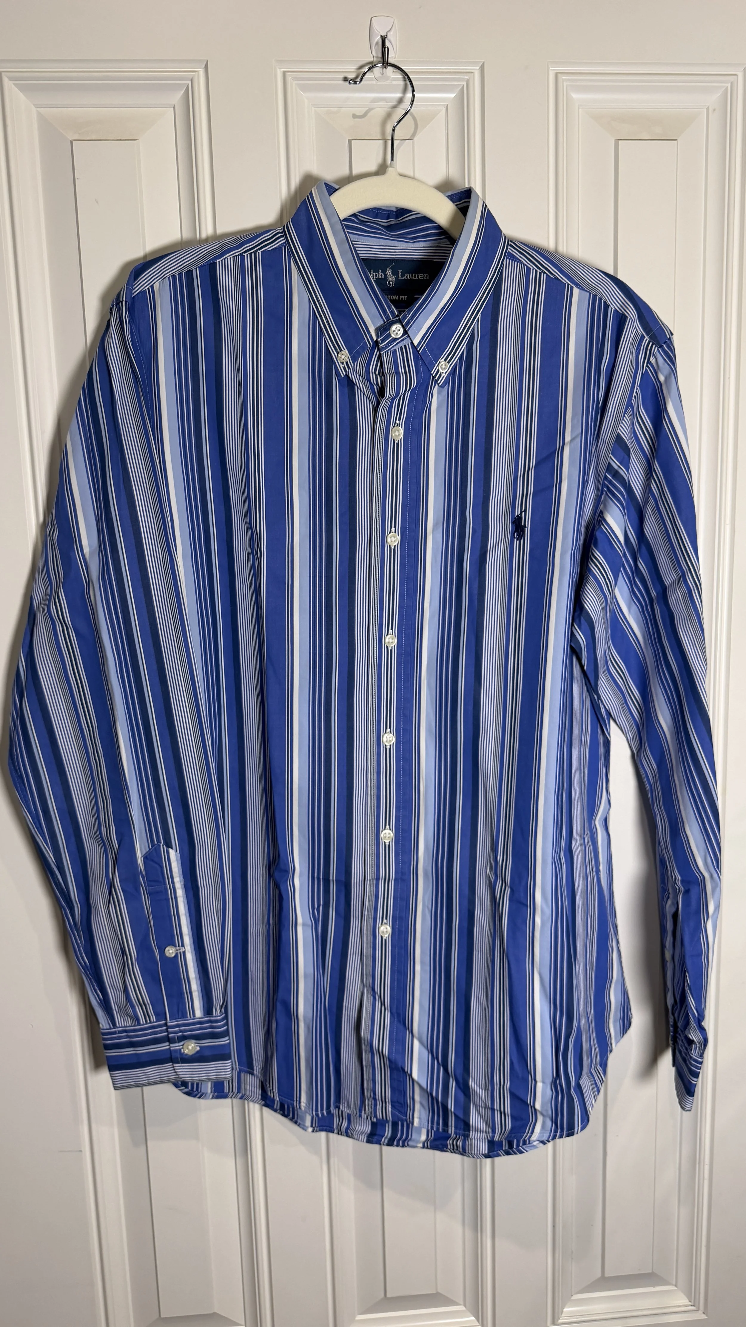 Ralph Lauren Blue Multi-Stripe Button-Down