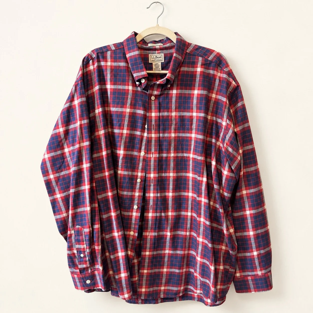 L.L.Bean U.S. Coast Guard Tartan Button-Down