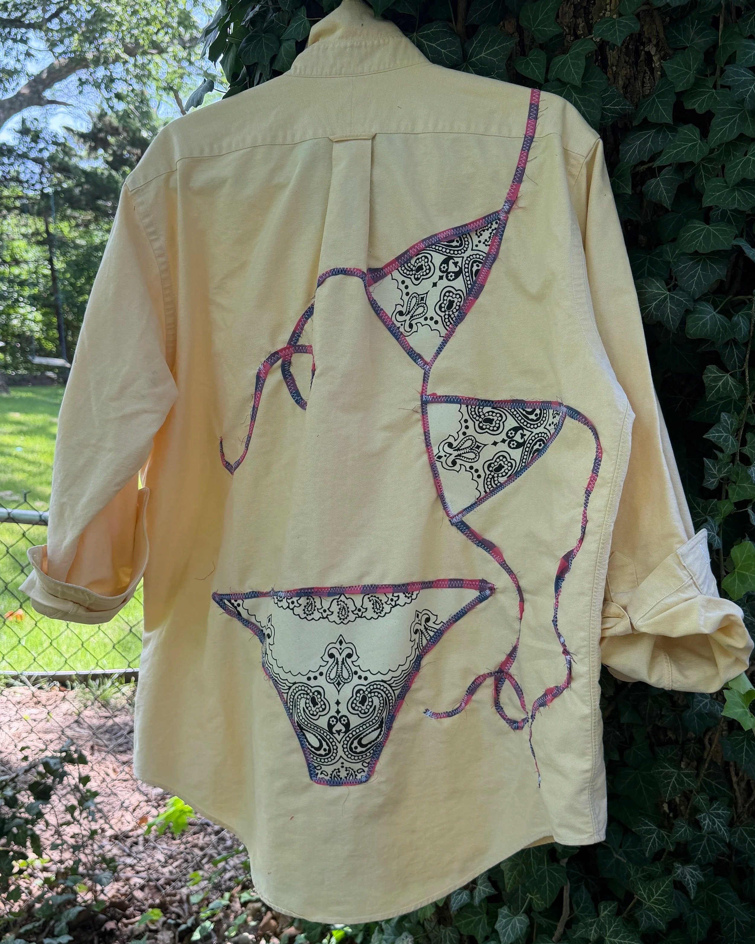 Disco Bikini Button Down // Buttercup