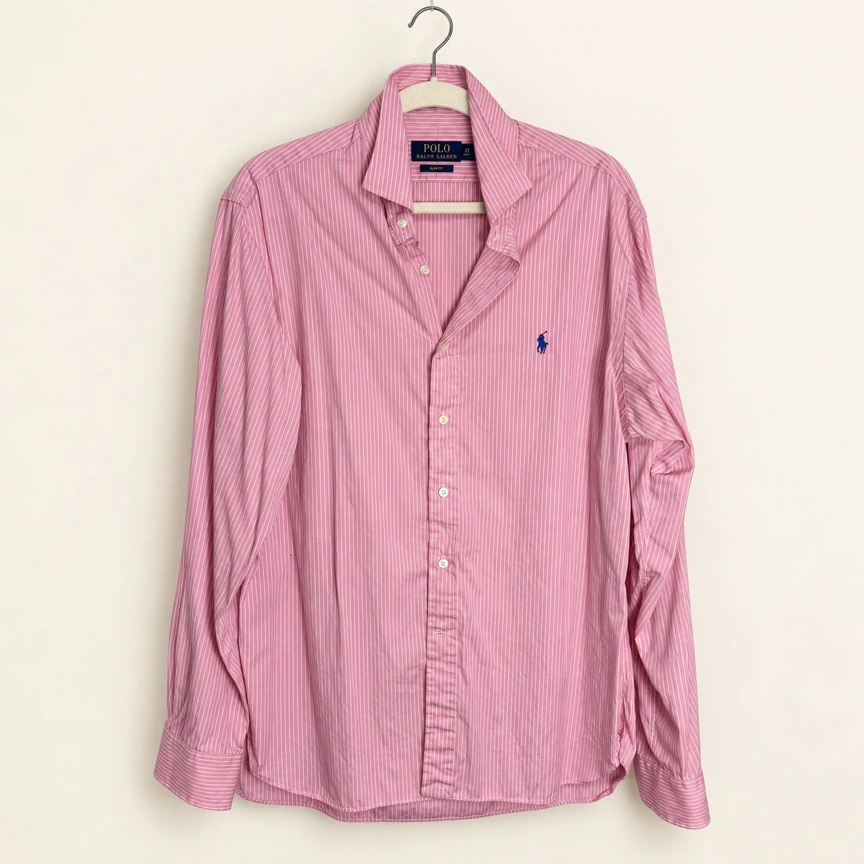 Polo Ralph Lauren Pink Pinstripe Button-Down (Slim Fit)