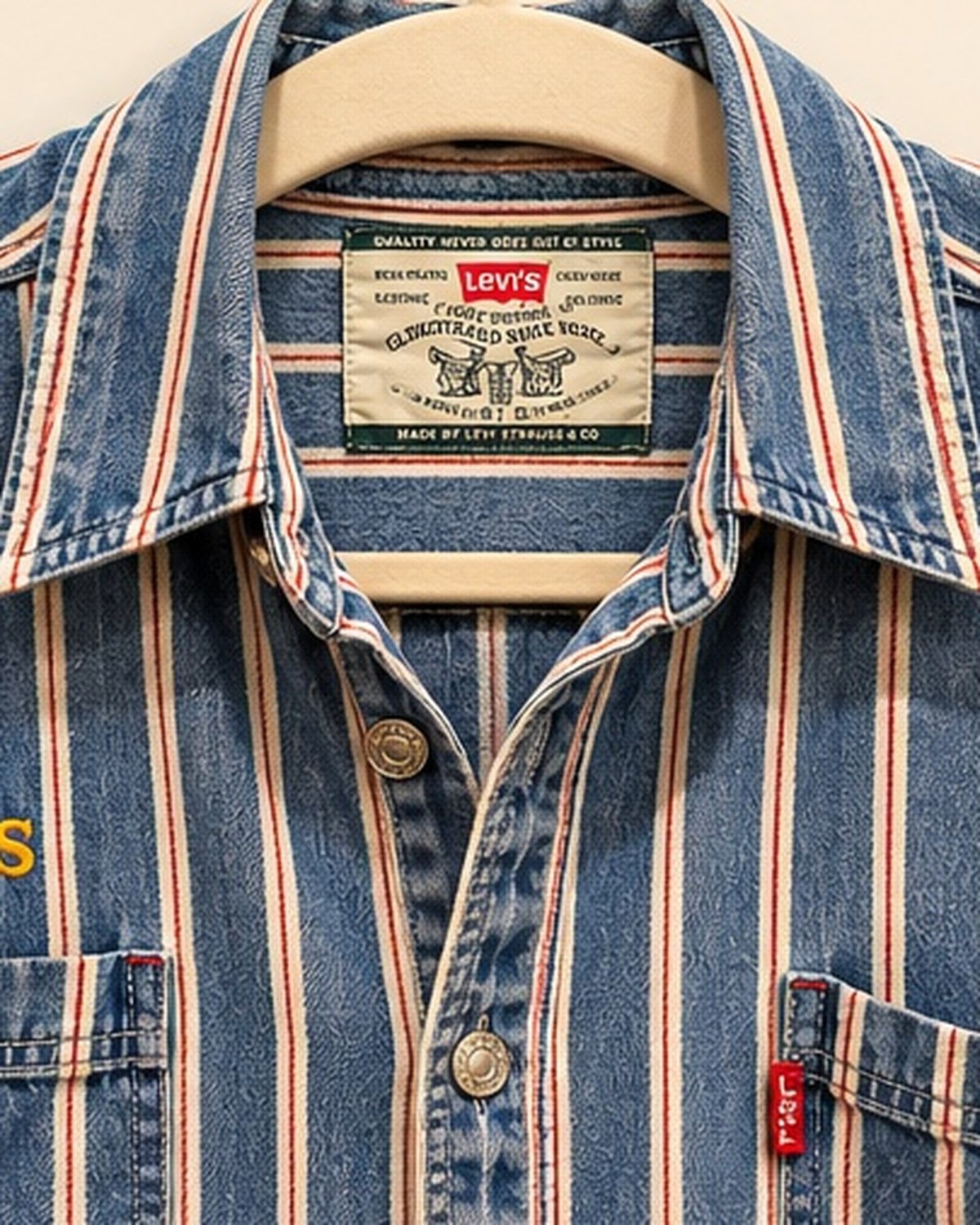 upcycled chiefs icon button-down // #183