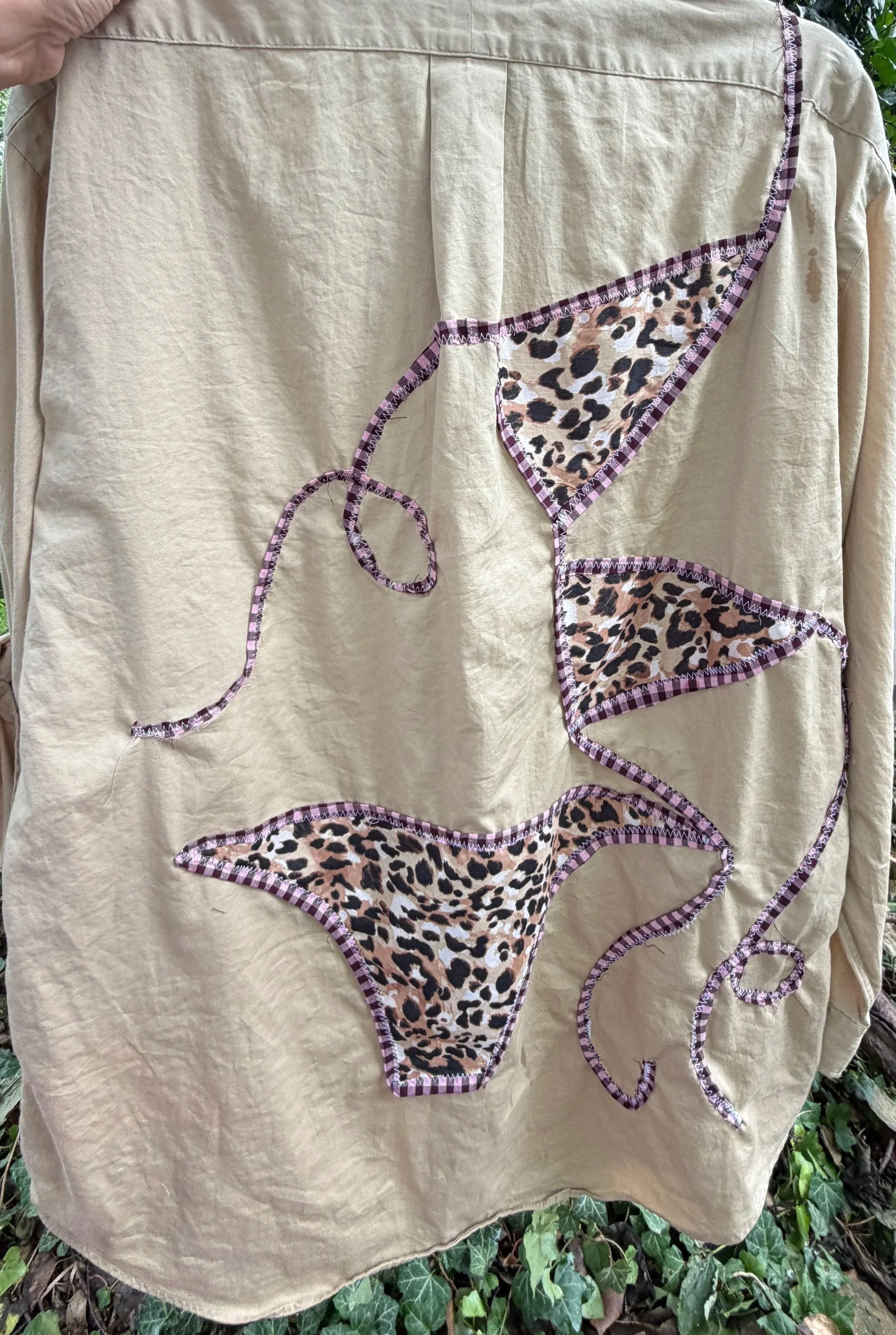 Disco Bikini Button Down // Safari