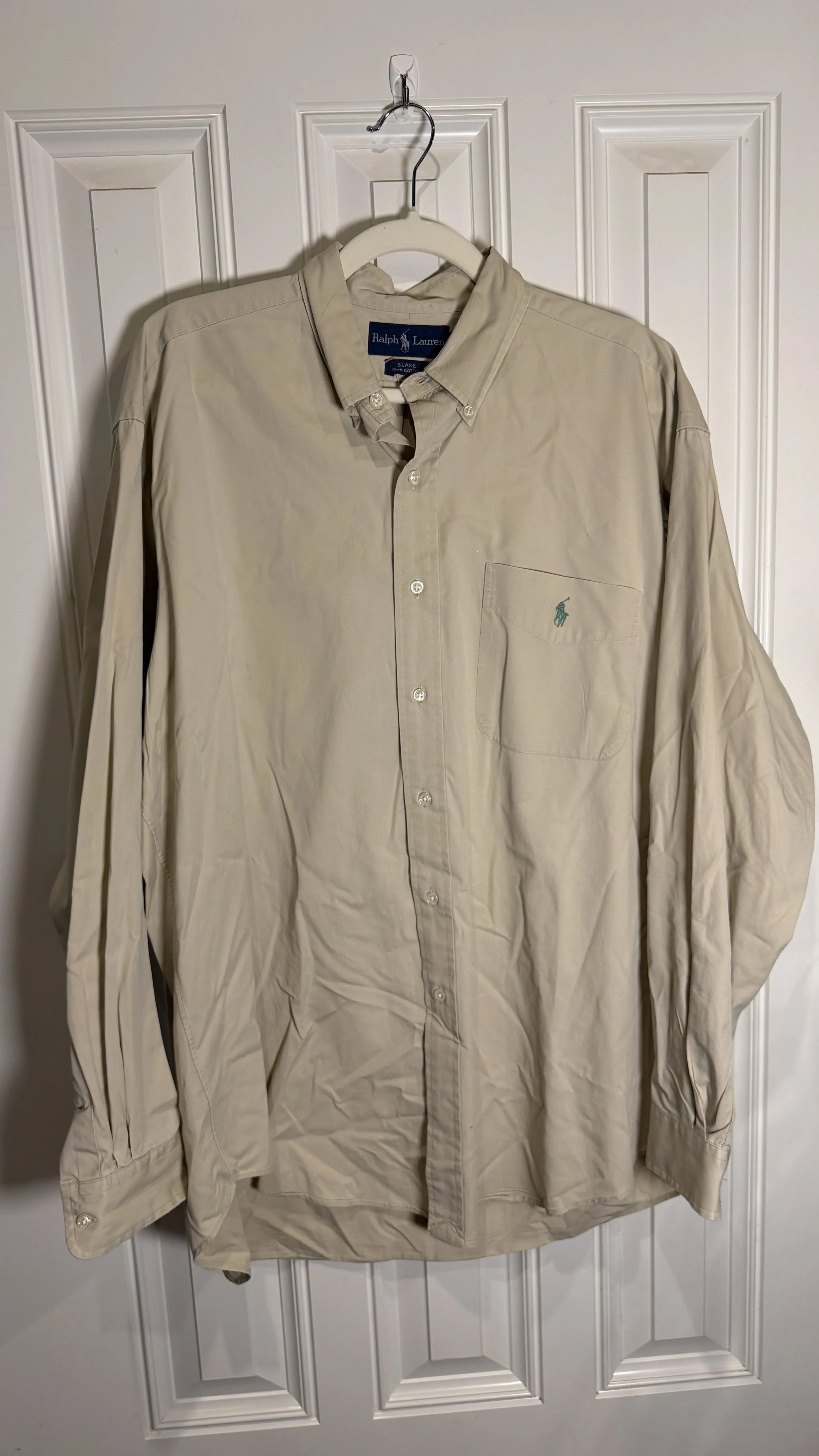 Ralph Lauren Khaki Button-Down (Blake Fit)