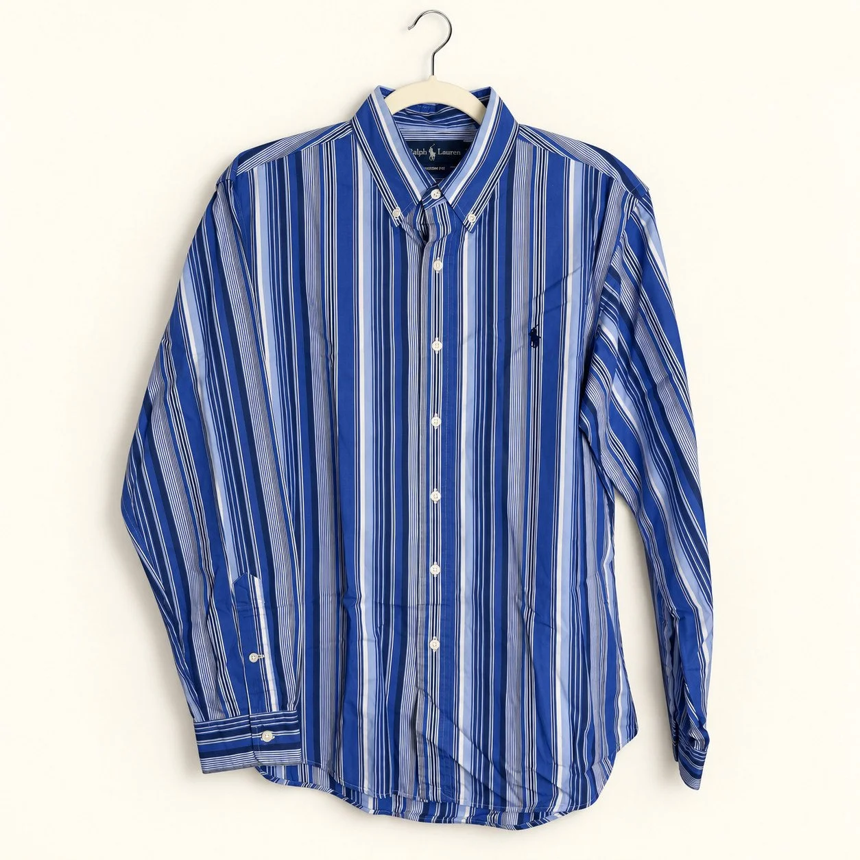 Ralph Lauren Blue Multi-Stripe Button-Down