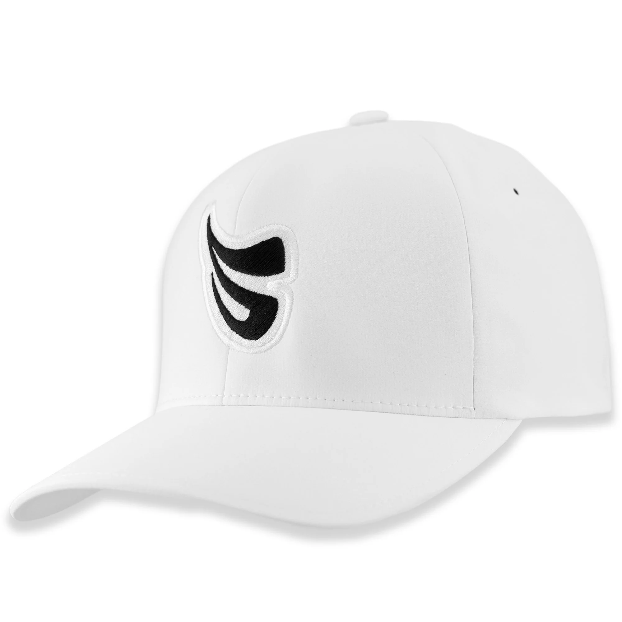 White full back schwing S-Logo golf cap fit's most