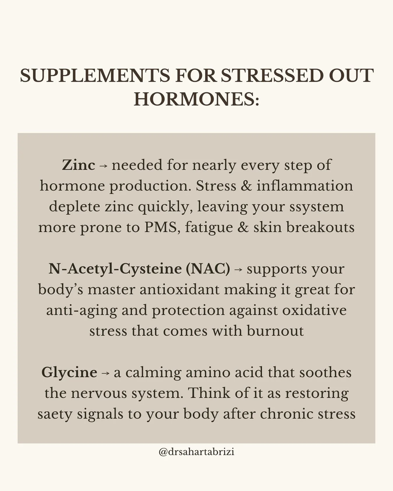 Clinic favourites this month 💛👆🏽

Your hormones can&rsquo;t thrive in survival mode. A key step to hormone optimization is giving them the right raw materials to feel safe again. De-stress your hormones. 

👩🏻&zwj;💻 VIRTUAL: Naturopathic appoint