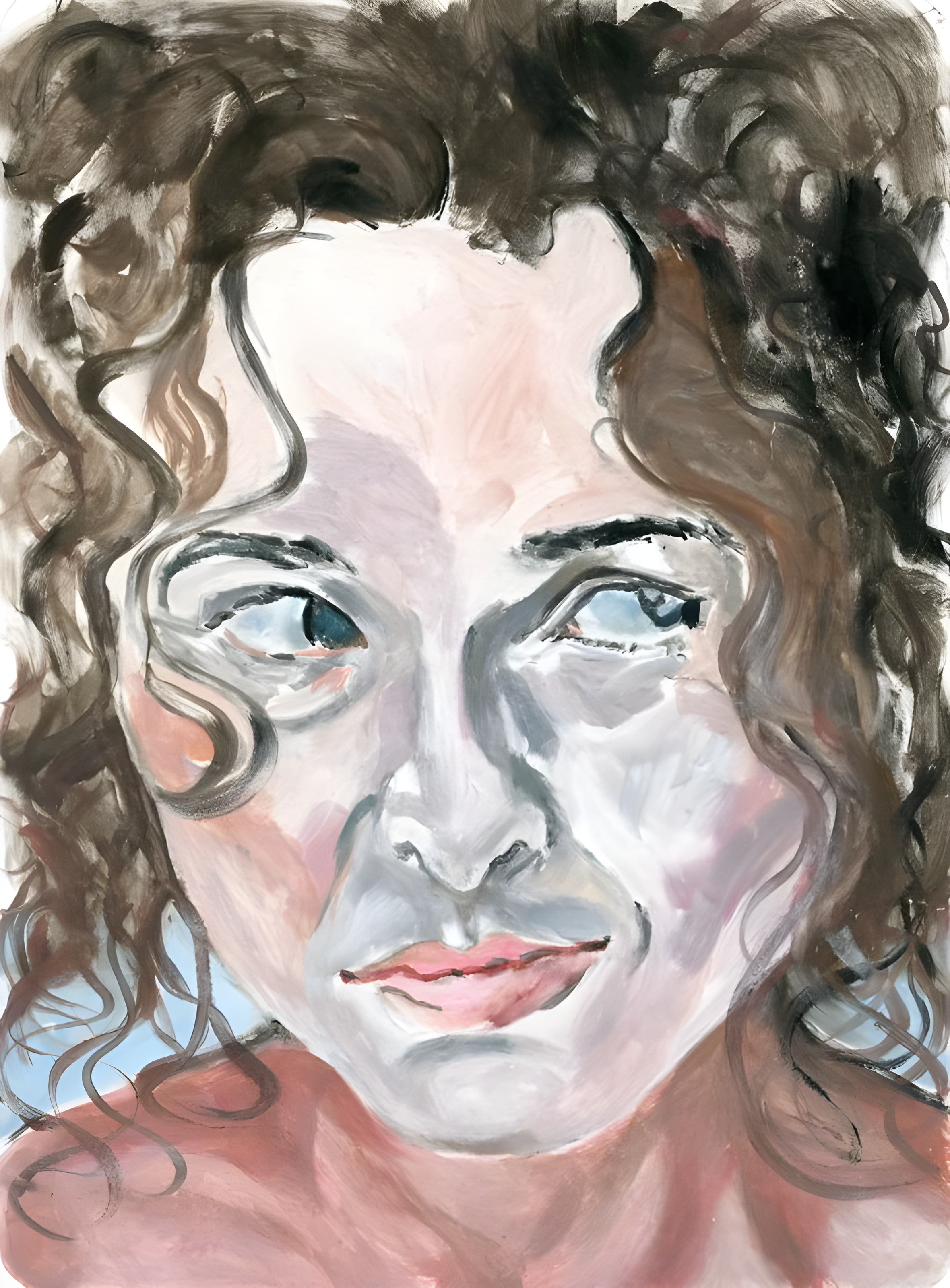  Helena Bonham Carter , monotype, 10 x 7.5 inches
