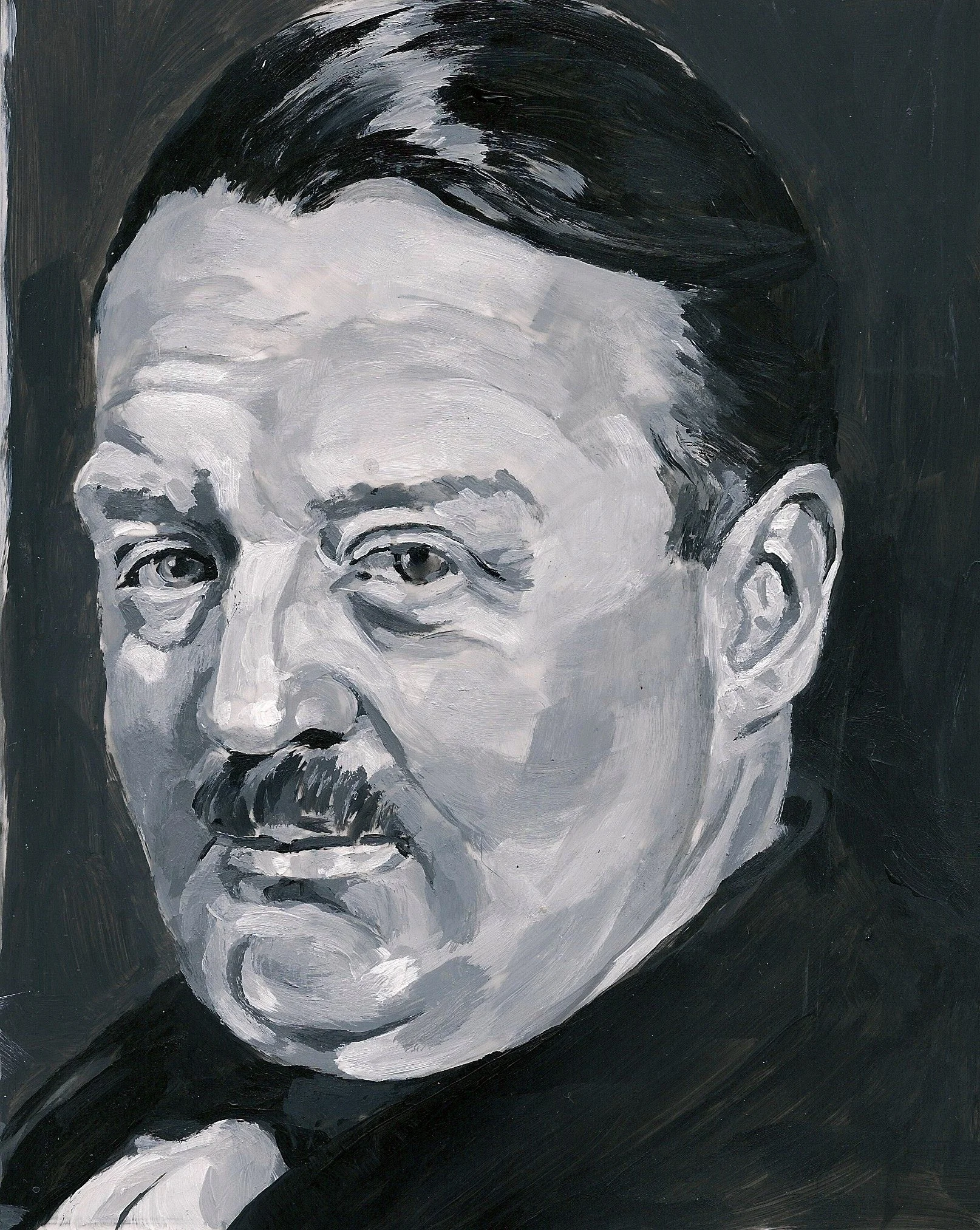  Franz Johnston (Artist, Group of Seven) , acrylic on mylar on wood panel 5.5 x 7 inches