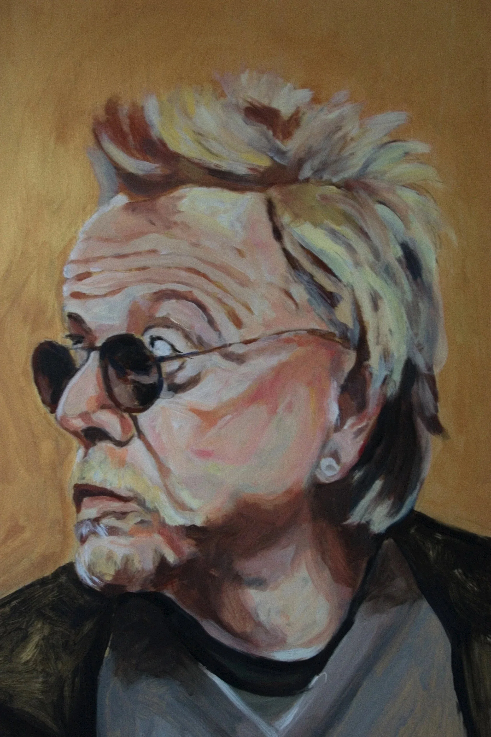 "Paul Williams", acrylic on mylar, 36 x 36 inches