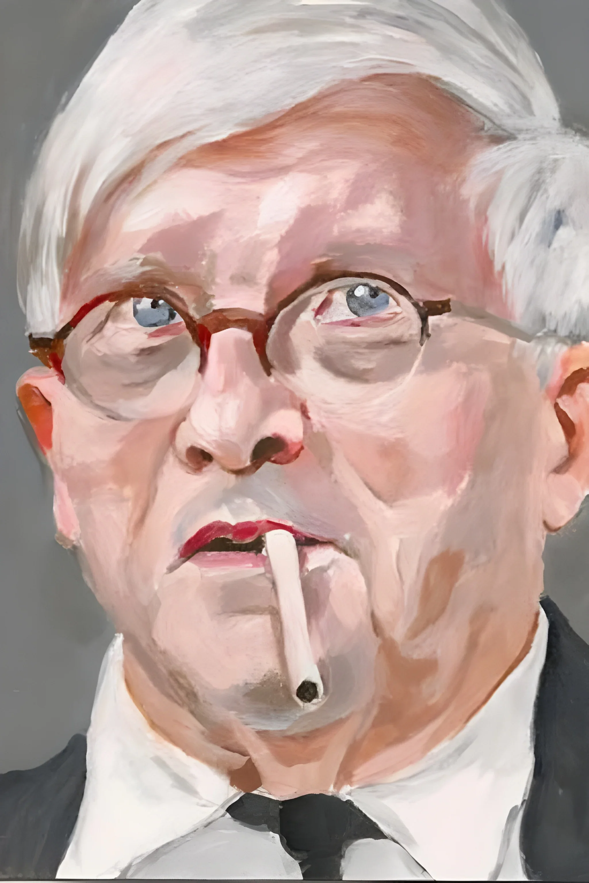  Hockney , watercolour on paper, 6 x 4 inches