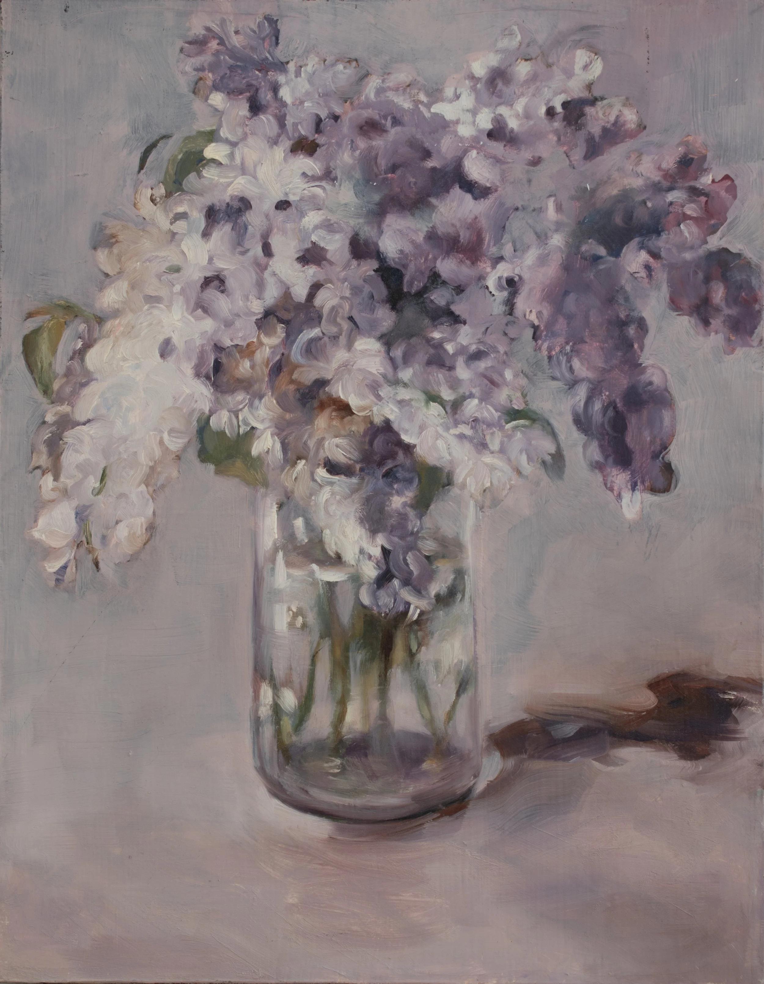  Violet , oil on linen 9 x 12 inches