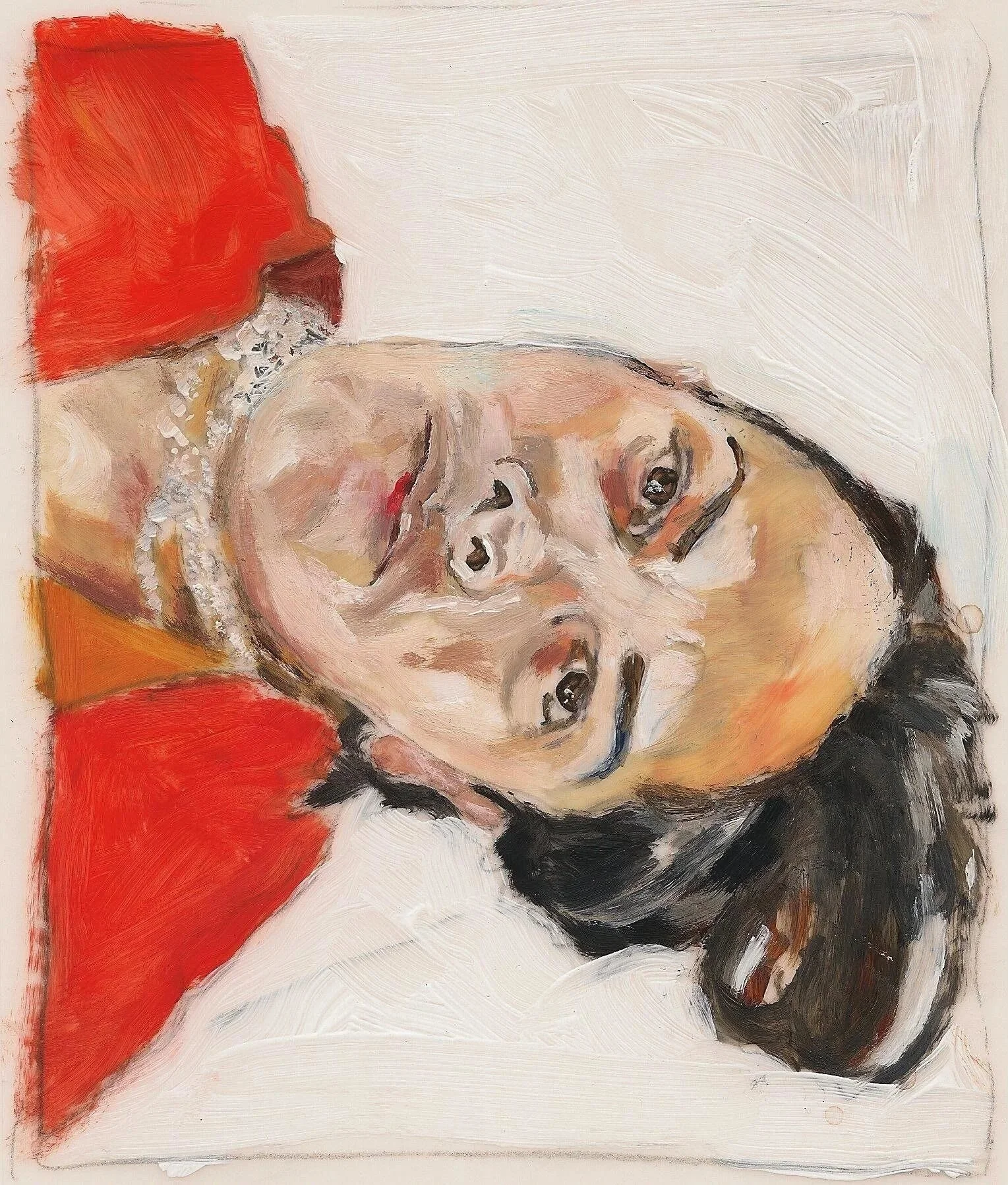 "Tracey Emin", 2011, acrylic on mylar, 11 x 8.5 inches
