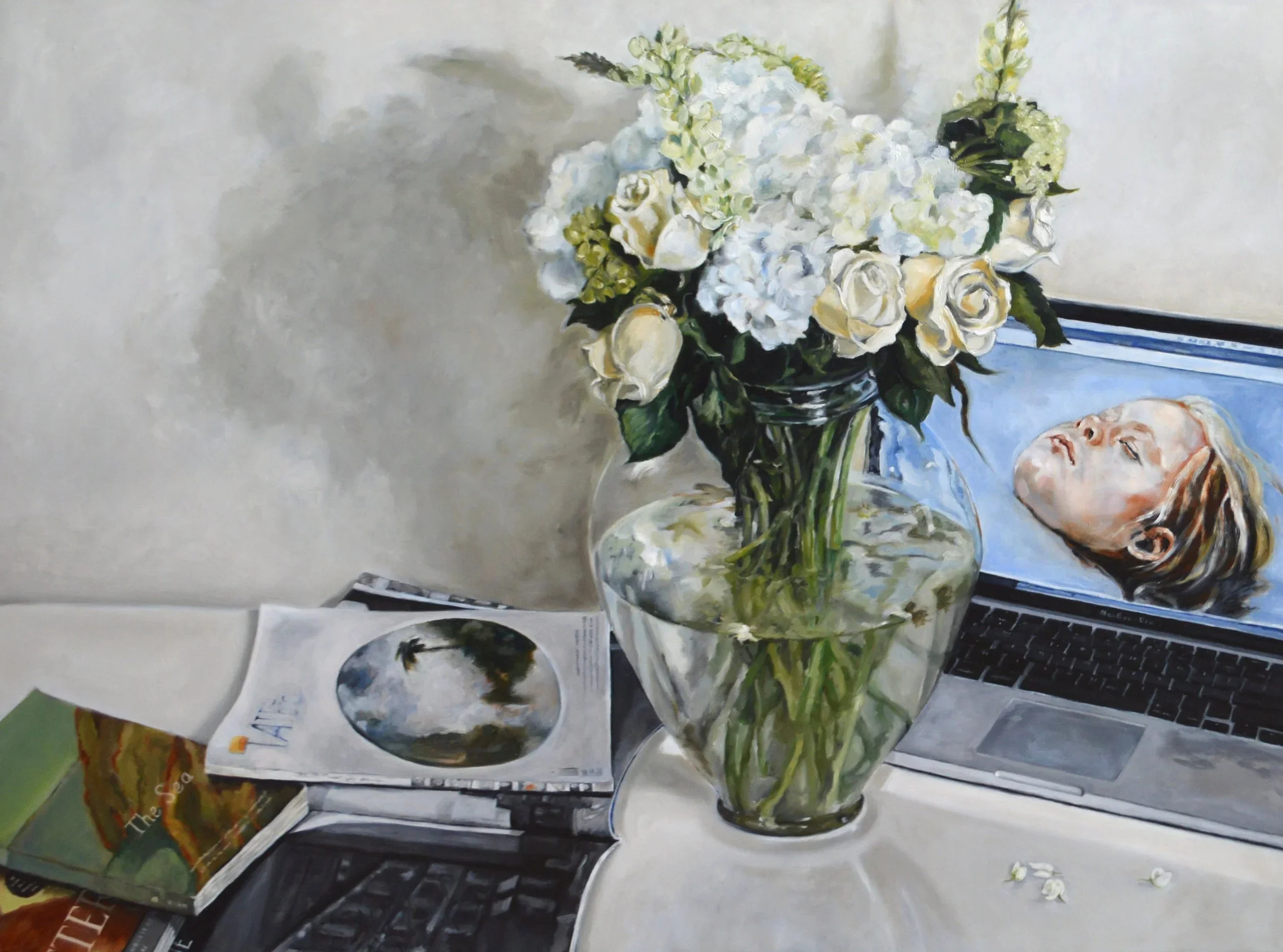 "Sleep", 2015, oil on linen, 30 x 40 inches