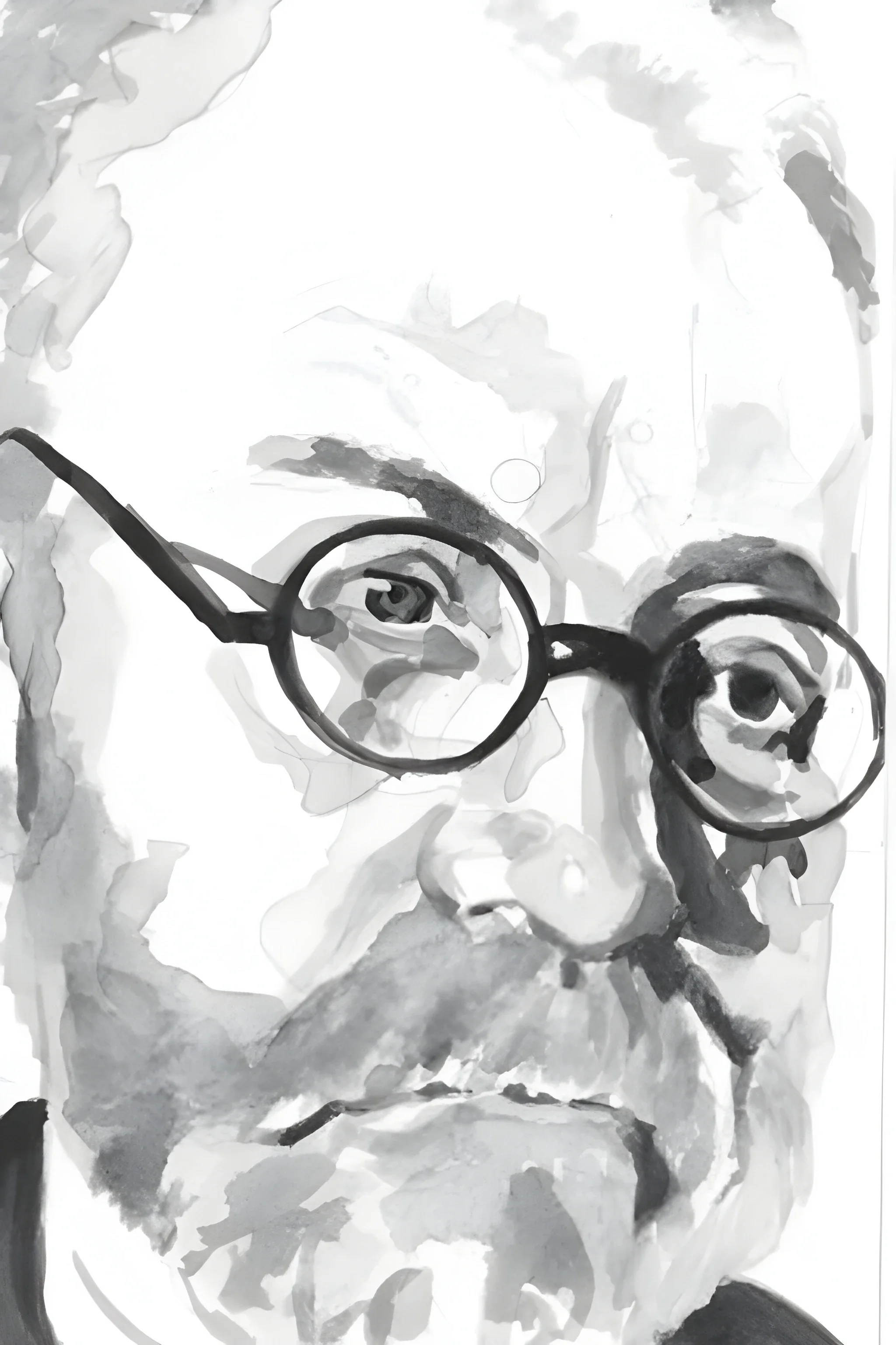  Matissen ,watercolour on paper, 6 x 4 inches