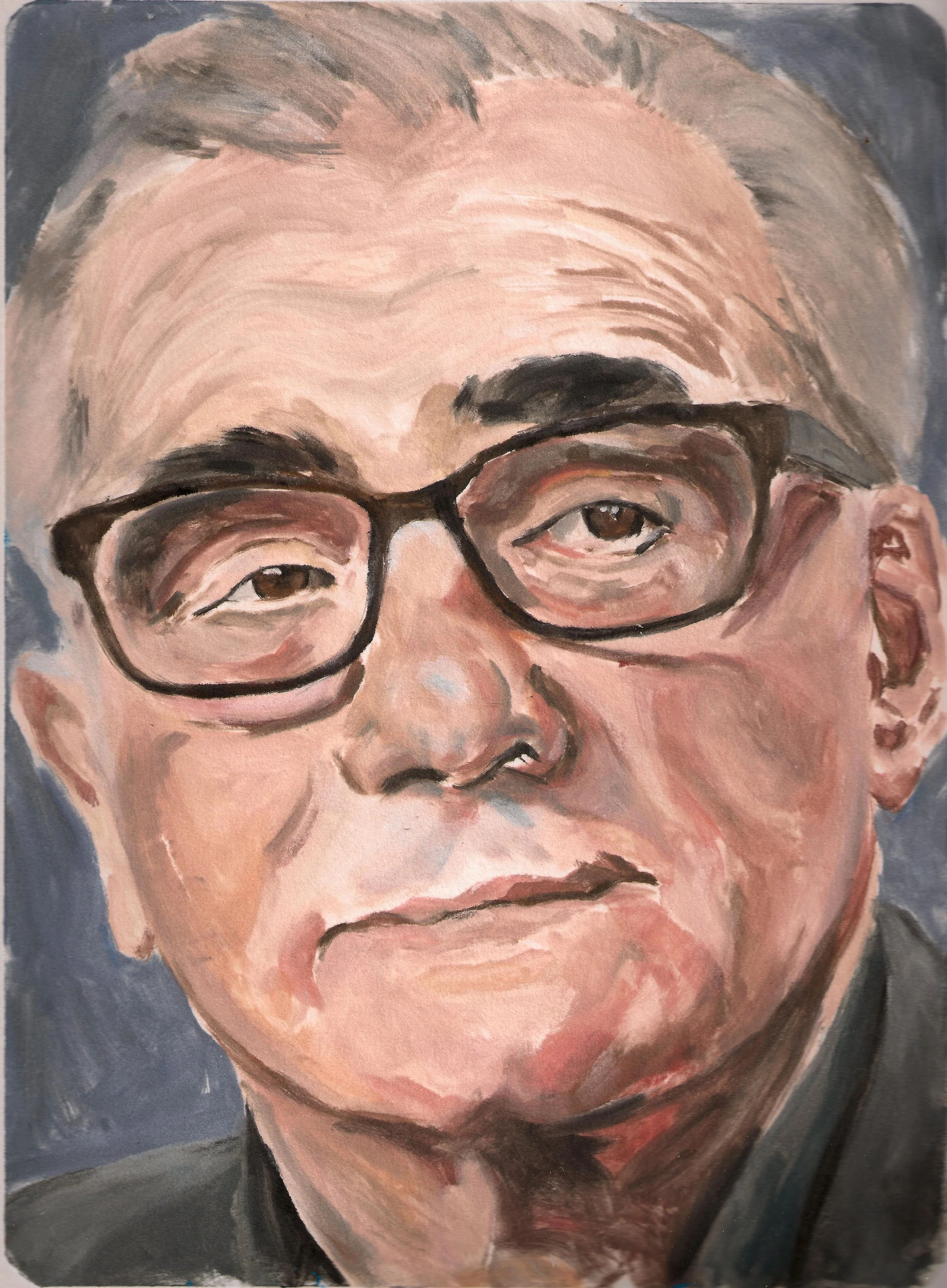  Martin Scorcese , monotype, 10 x 7.5 inches