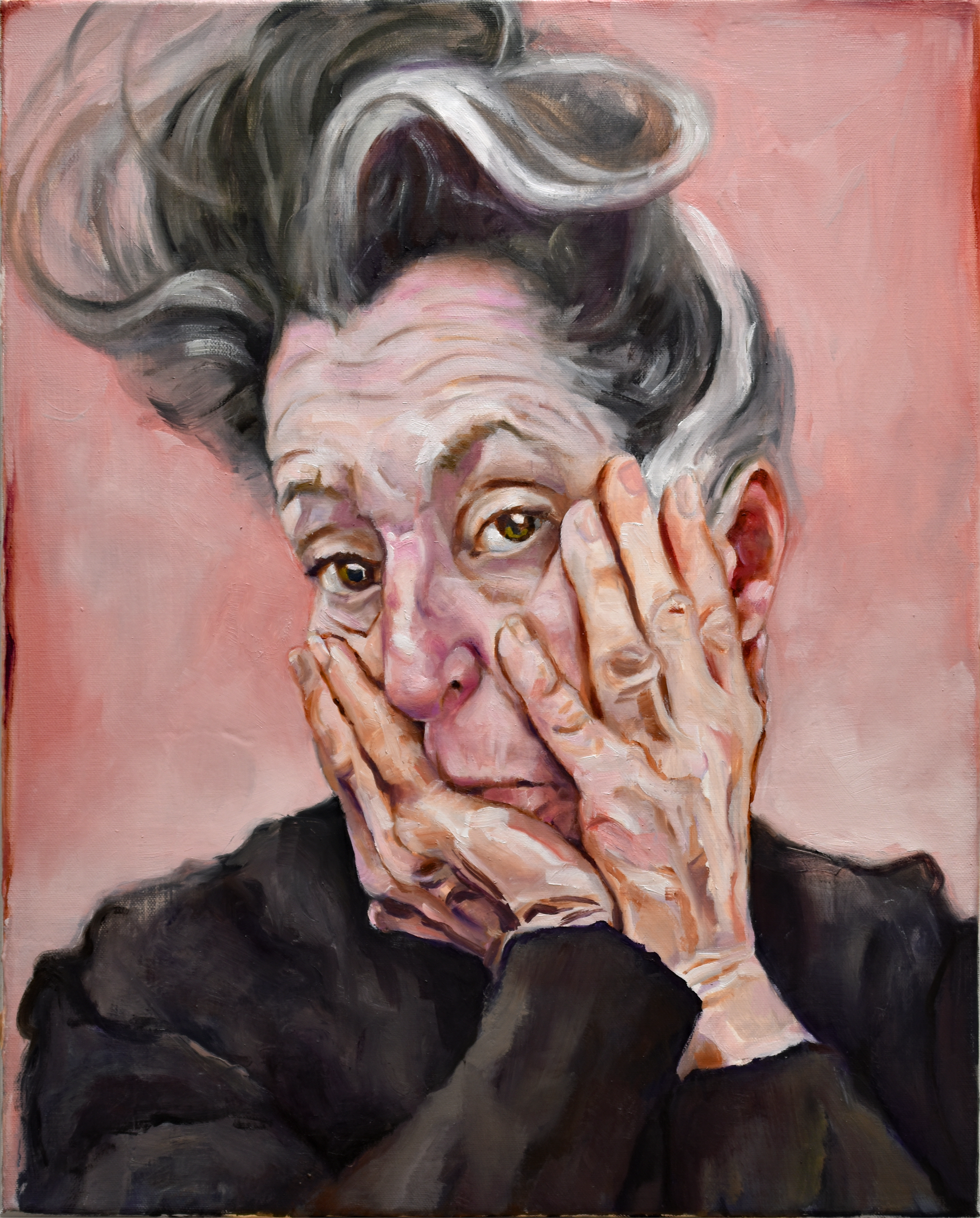  Me? , oil on linen, 24 x 18 inches