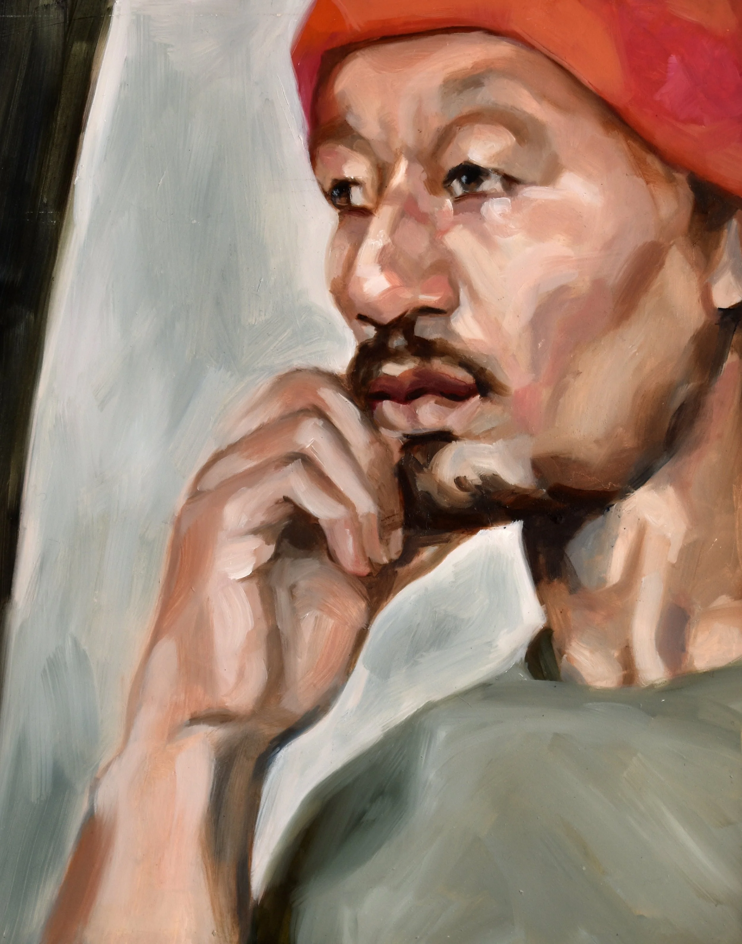  "I don't know. I just don't know." , oil on panel, 14 x 11 inches