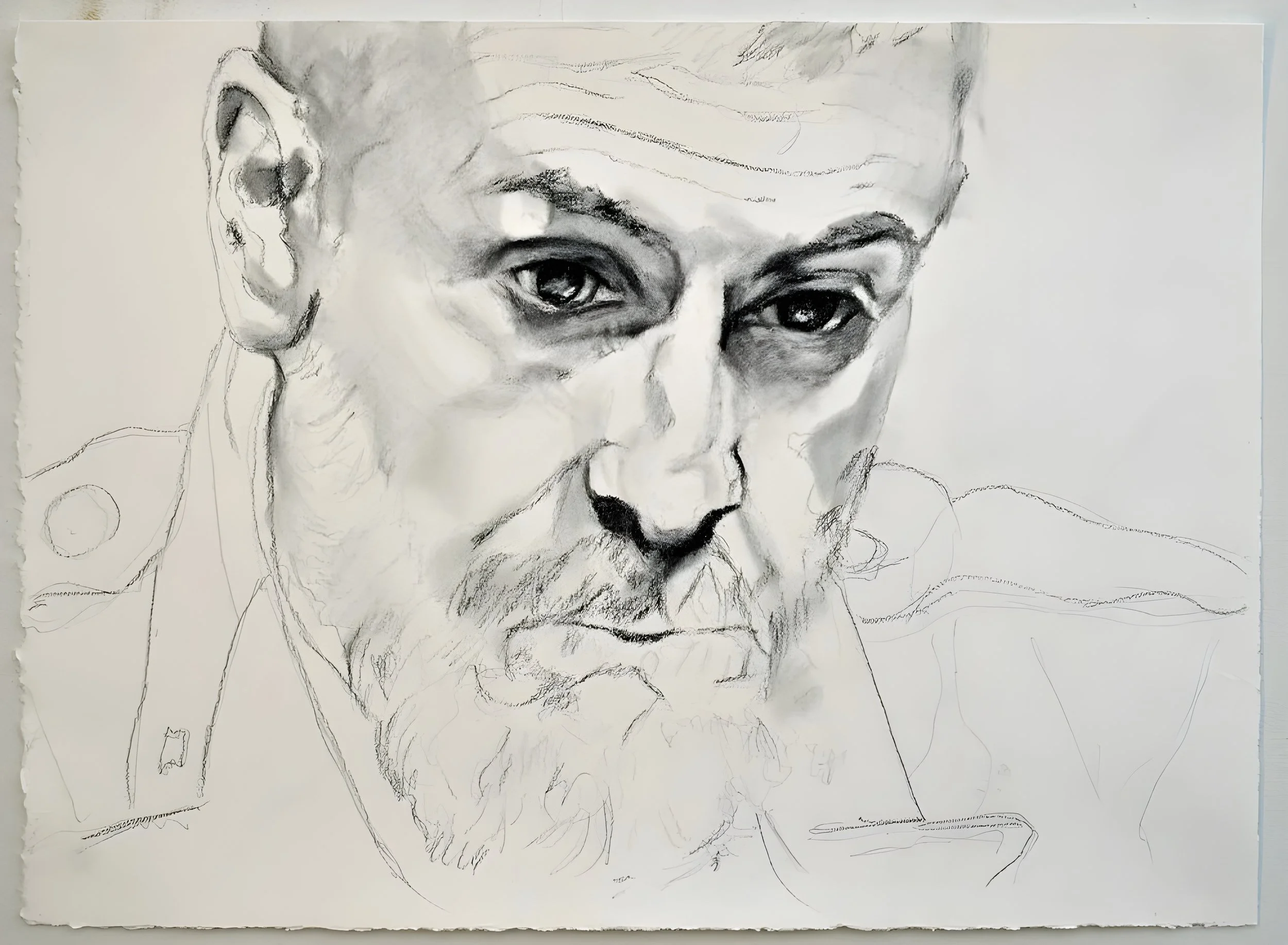  Looking forward to doing this in person , acrylic on mylar, 11 x 8.5 inches