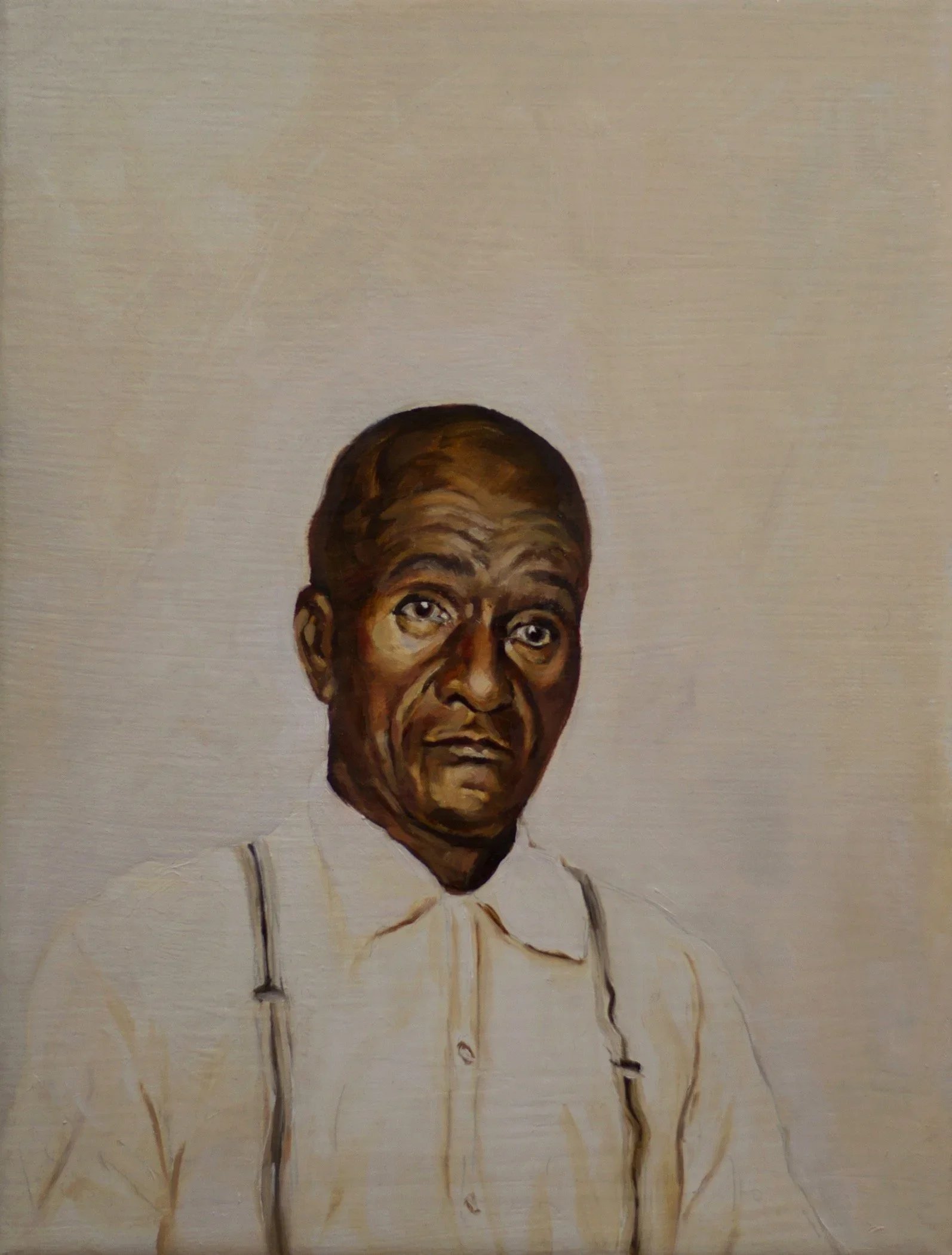 "Mose Wright", 2018, oil on linen, 12 x 9 inches