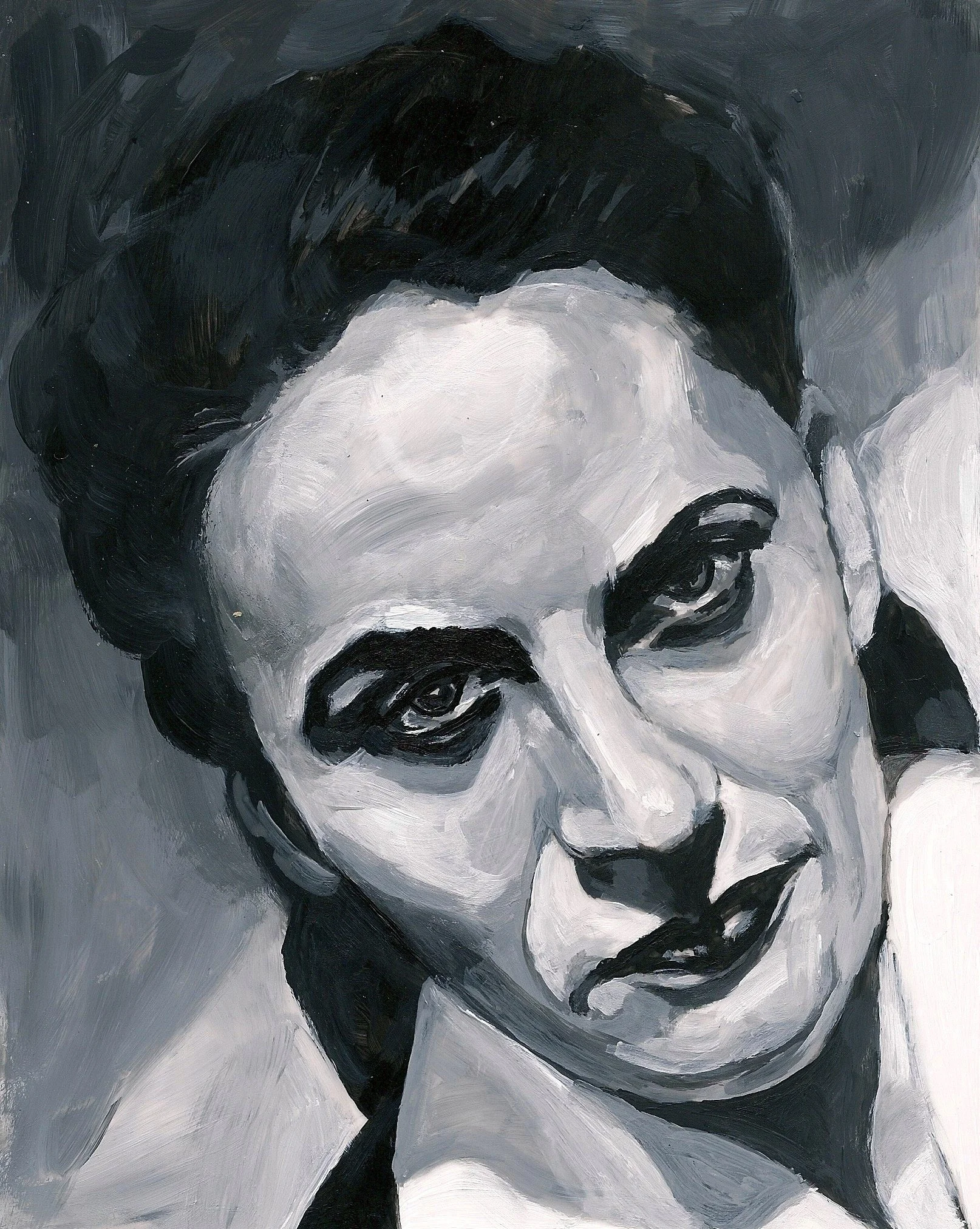  Gabriel Roy (Author) , acrylic on mylar on wood panel 5.5 x 7 inches