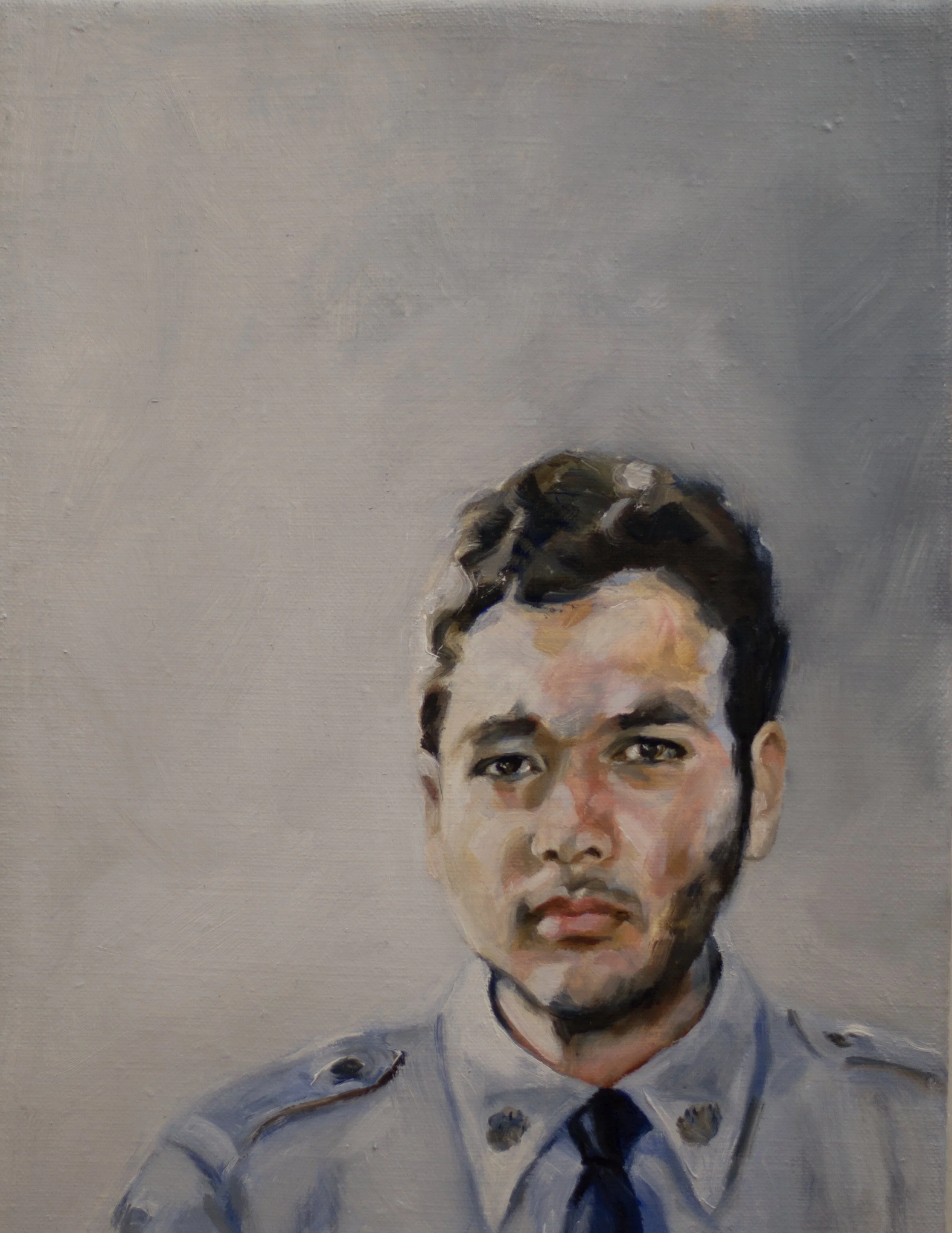  Muhammed Salman Hamdani , 2018, oil on linen, 12 x 9 inches