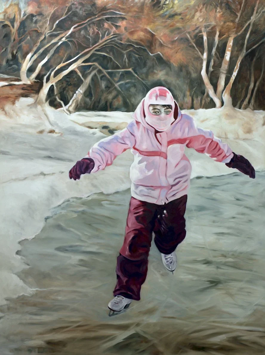 "40 Below", 2016, oil on linen, 72 x 54 inches