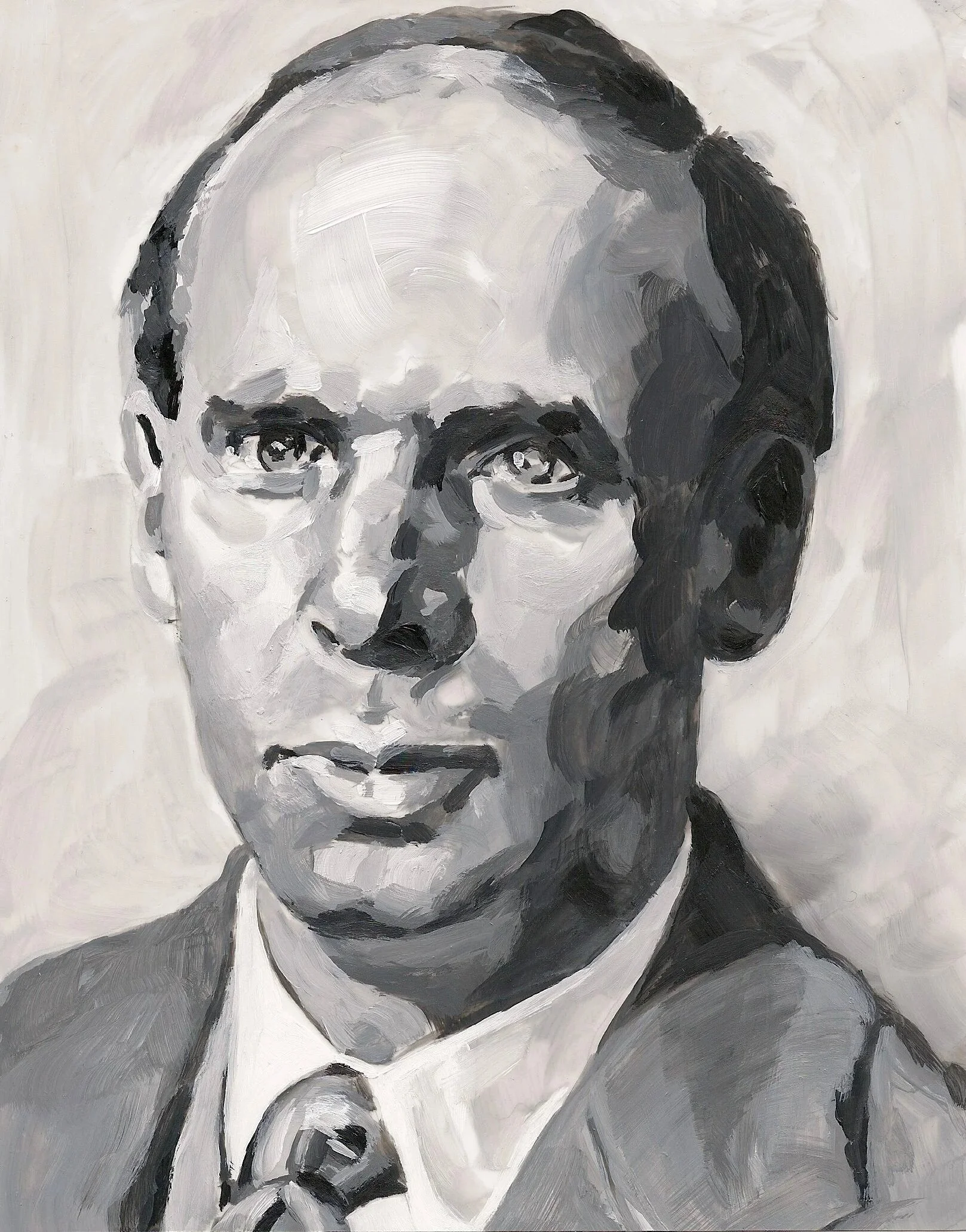 "Lionel Lemoine Fitzgerald" (Group of Seven Artist), acrylic on mylar on wood panel, 5.5 x 7 inches