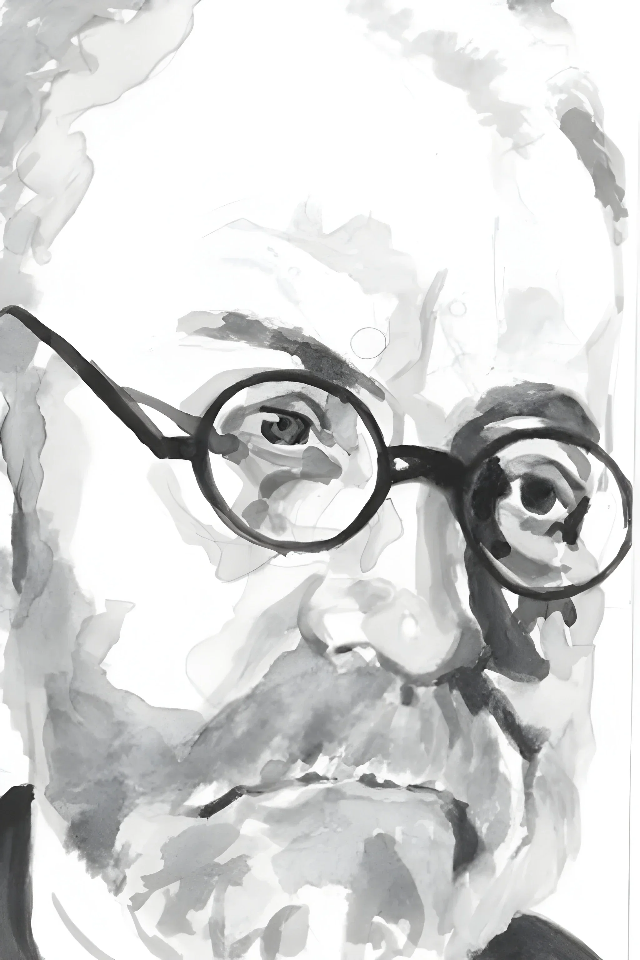 "Matissen", watercolour on paper, 6 x 4 inches