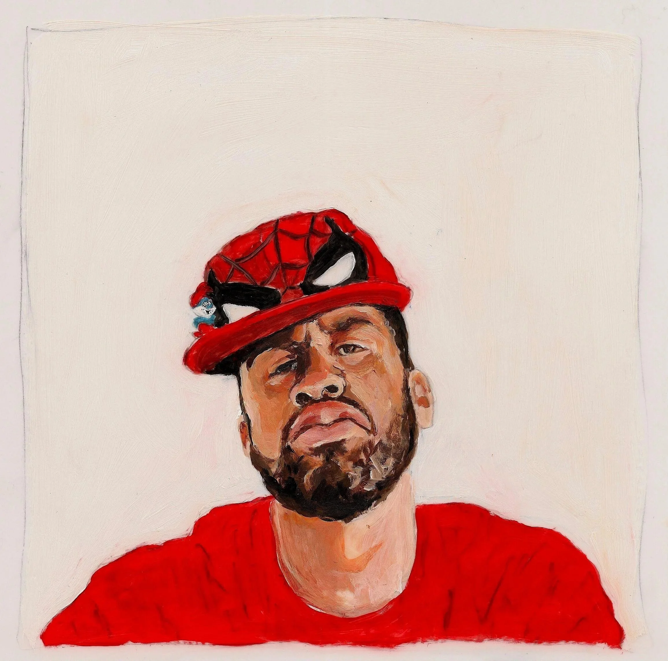 "Jayson Musson (Hennessy Youngman)", 2011, acrylic on mylar, 11 x 8.5 inches