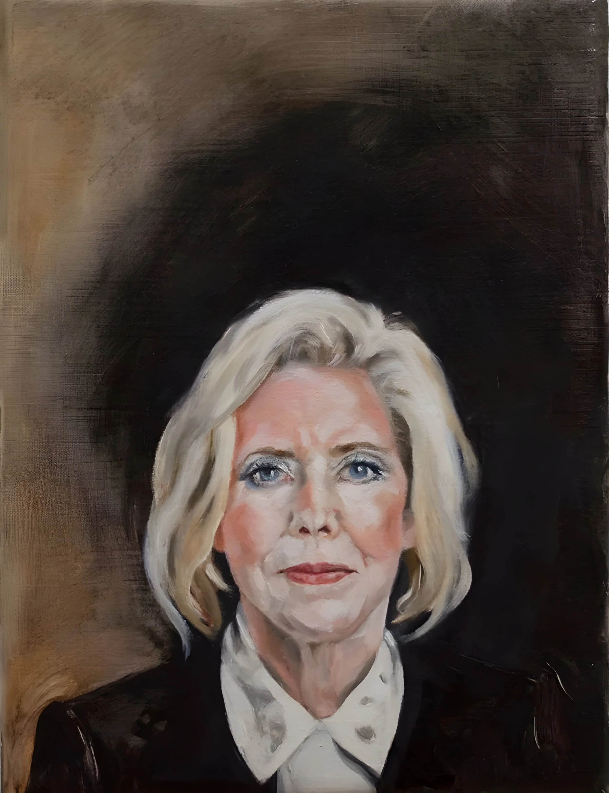  Lilly Ledbetter , 2018, oil on linen, 12 x 9 inches
