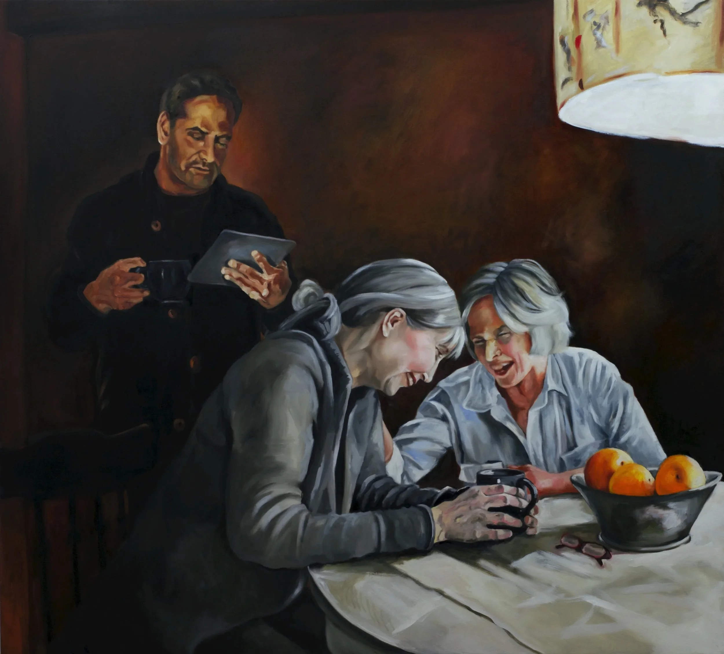 "Now", 2016, oil on canvas, 45 x 50 inches