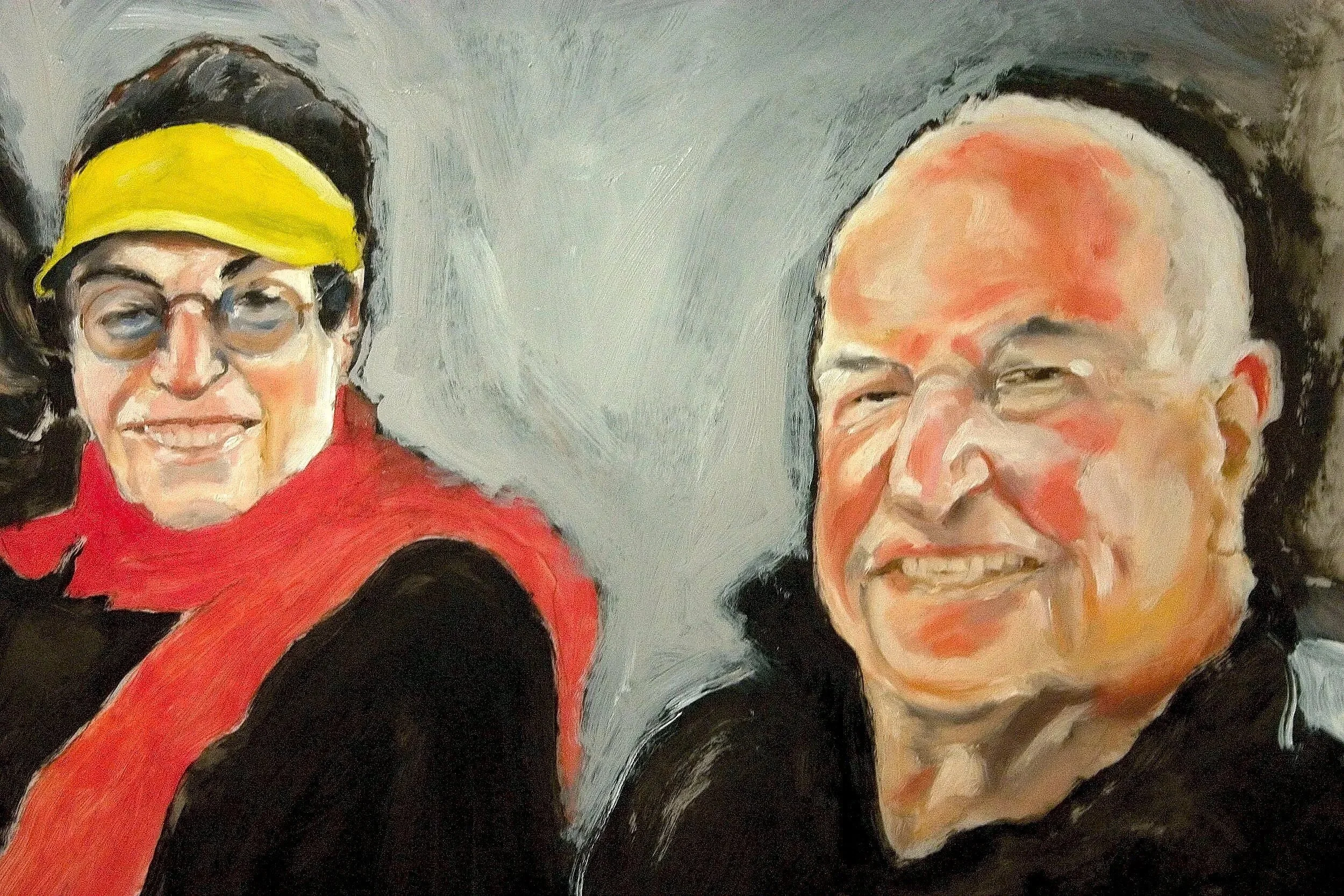 "Rubells", 2011, acrylic on mylar, 11 x 8.5 inches