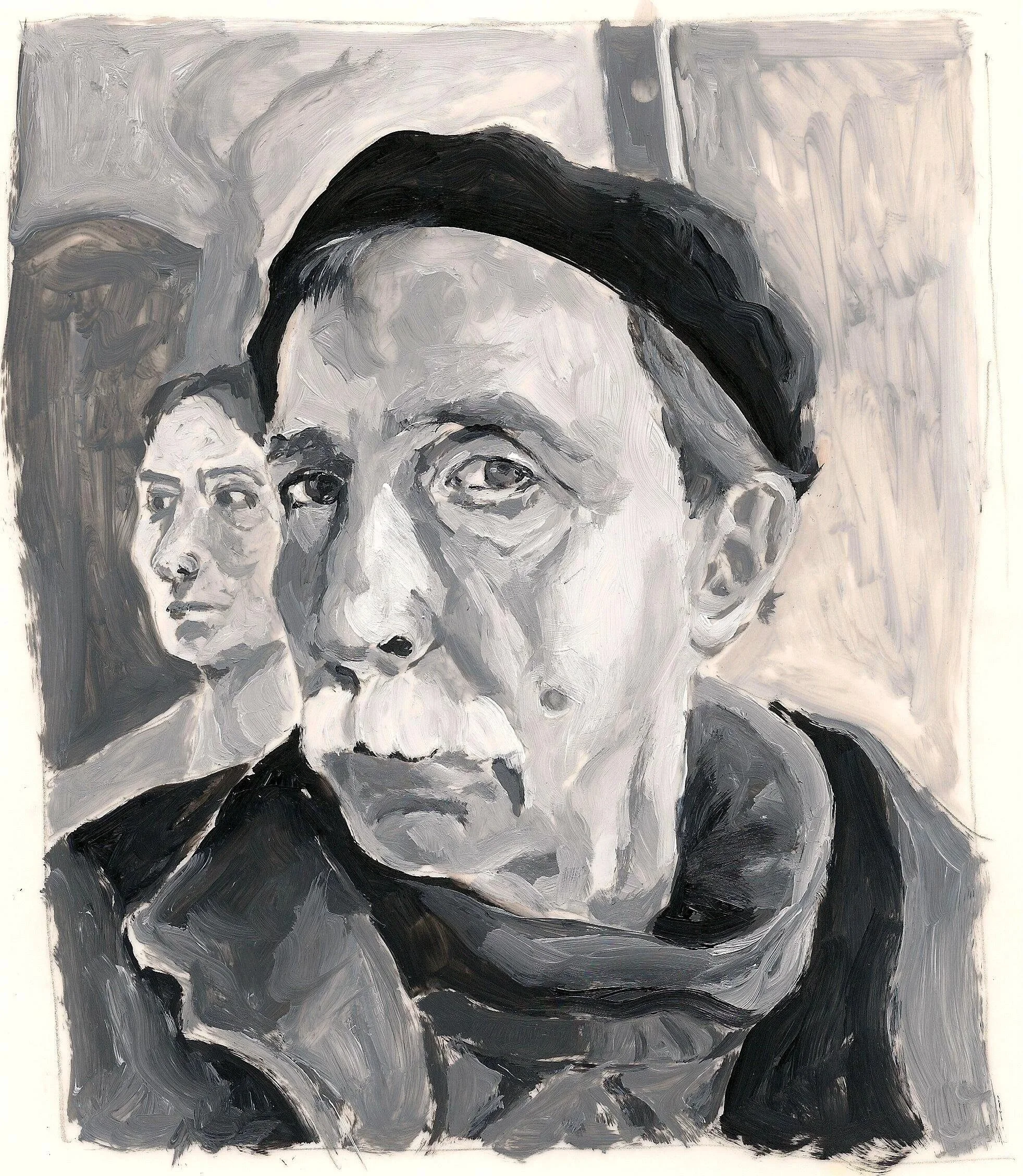 "Alan Feltus", 2011, acrylic on mylar, 11 x 8.5 inches