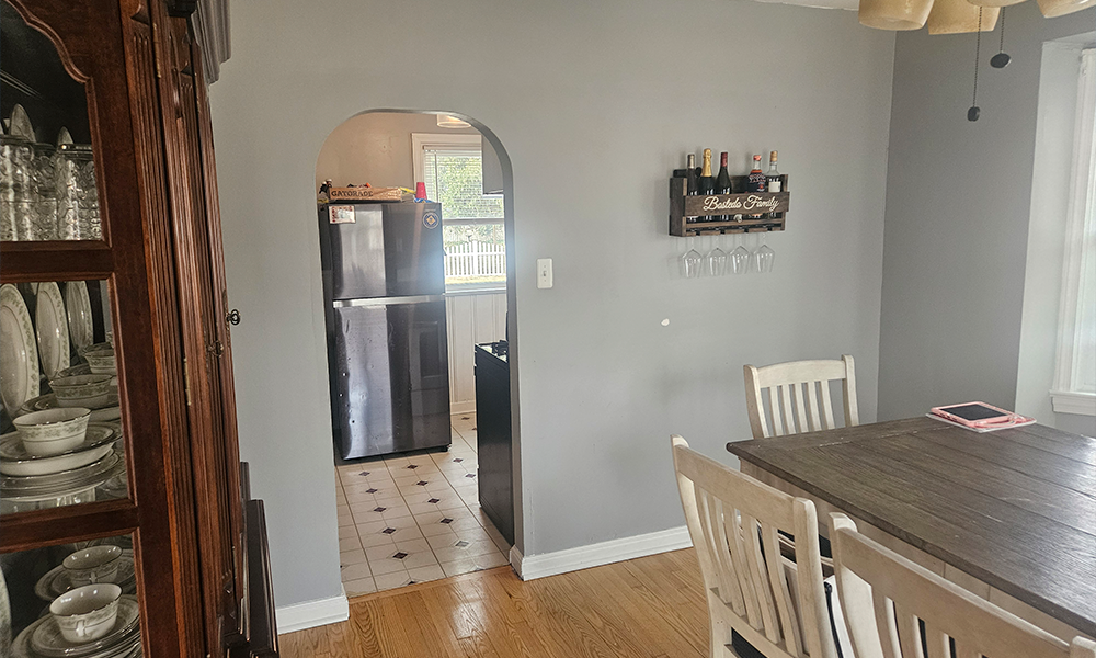Kitchen wall demolition